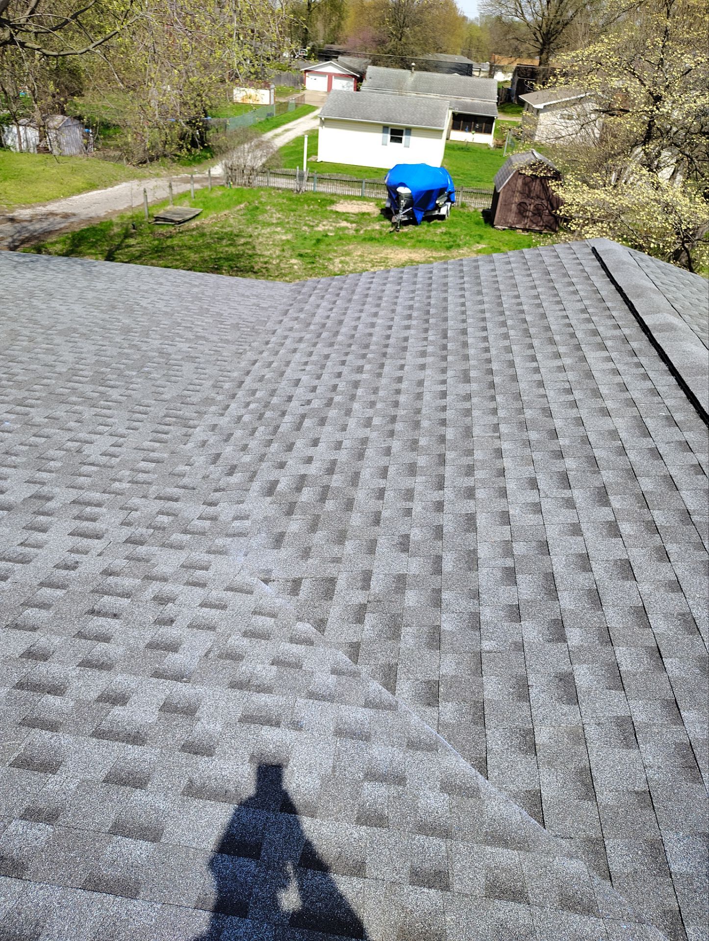 Residential Roofing Installation using GAF Timberline HDZ Pewter Gray by Rainstoppers Roofing