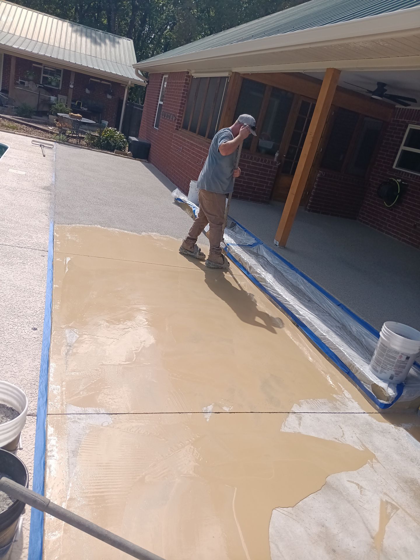 Project in Pineville by Pace X Concrete Coatings