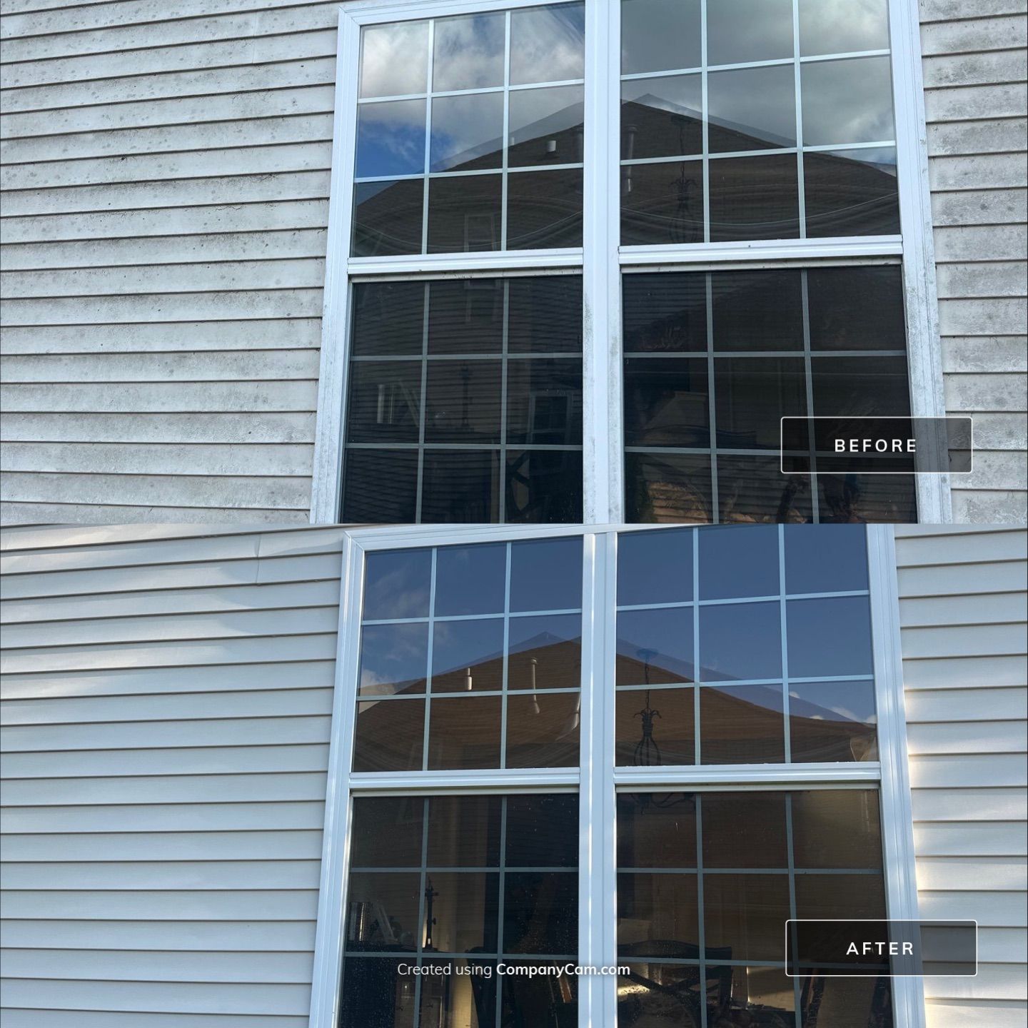 Project in Island Lake by Simmons Power & Soft Washing