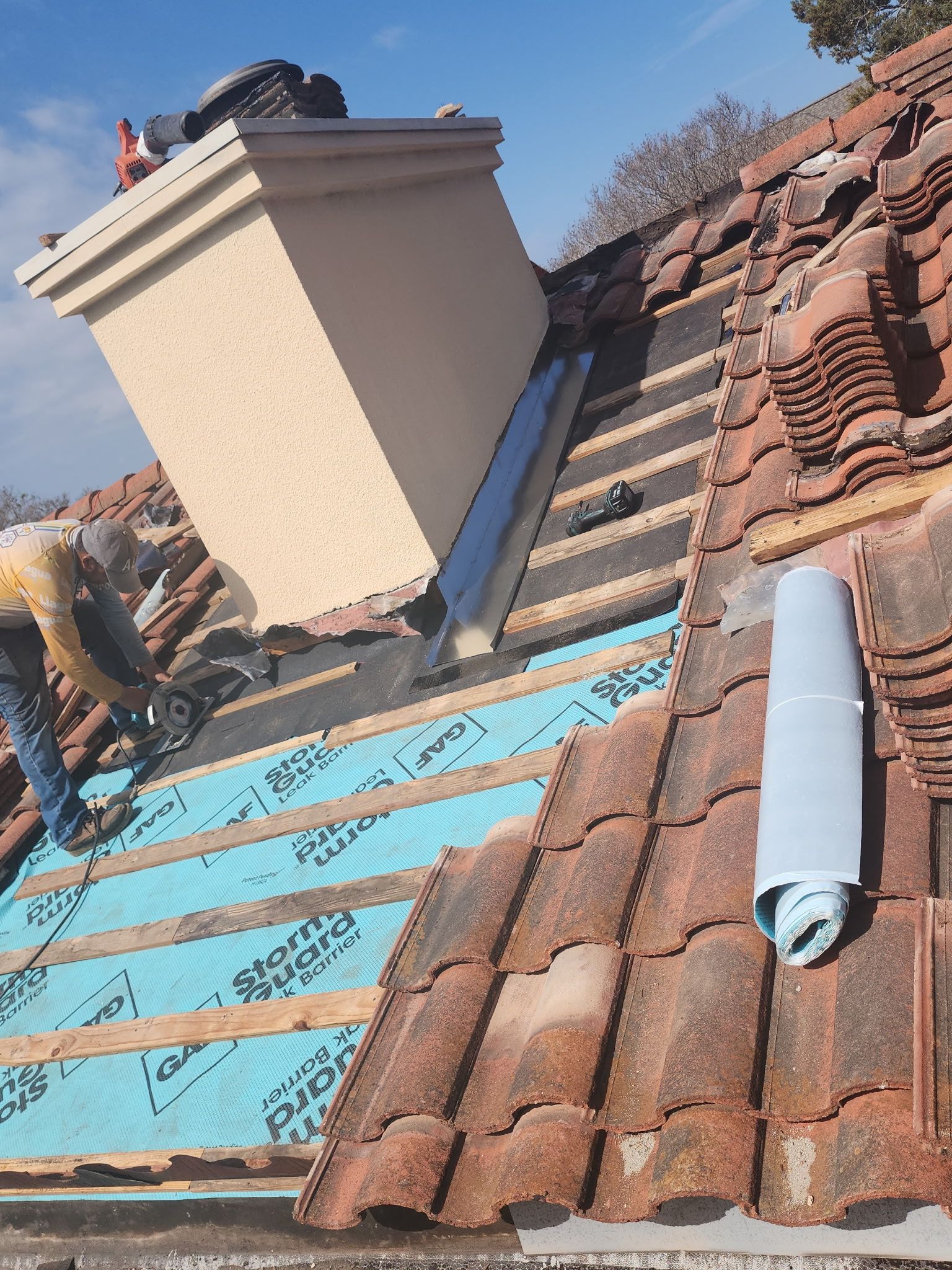 Specializing in tile roof repairs by REPS Austin Area Roofer
