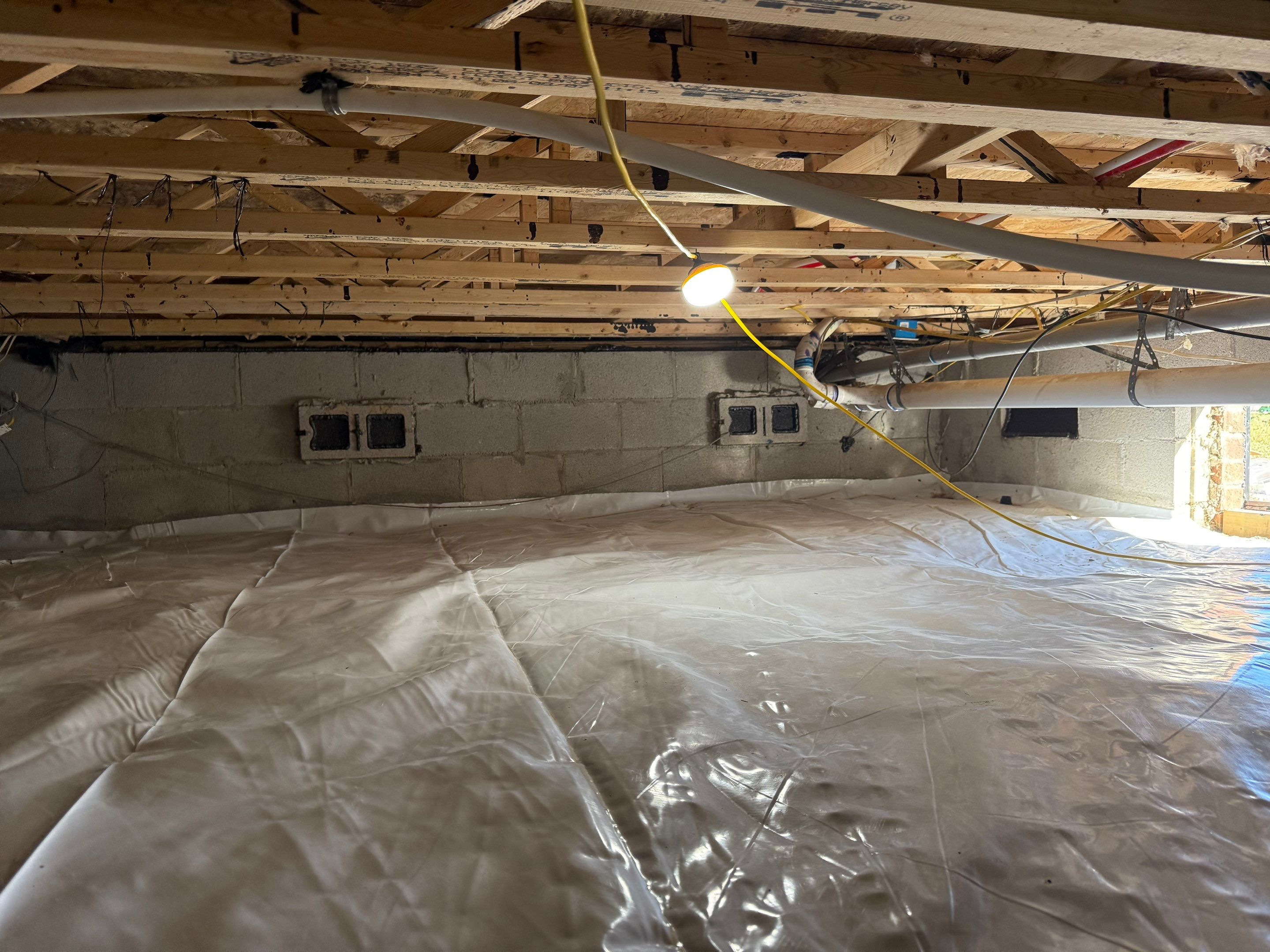 Project in Elizabeth City by Patriot Crawl Space Repairs