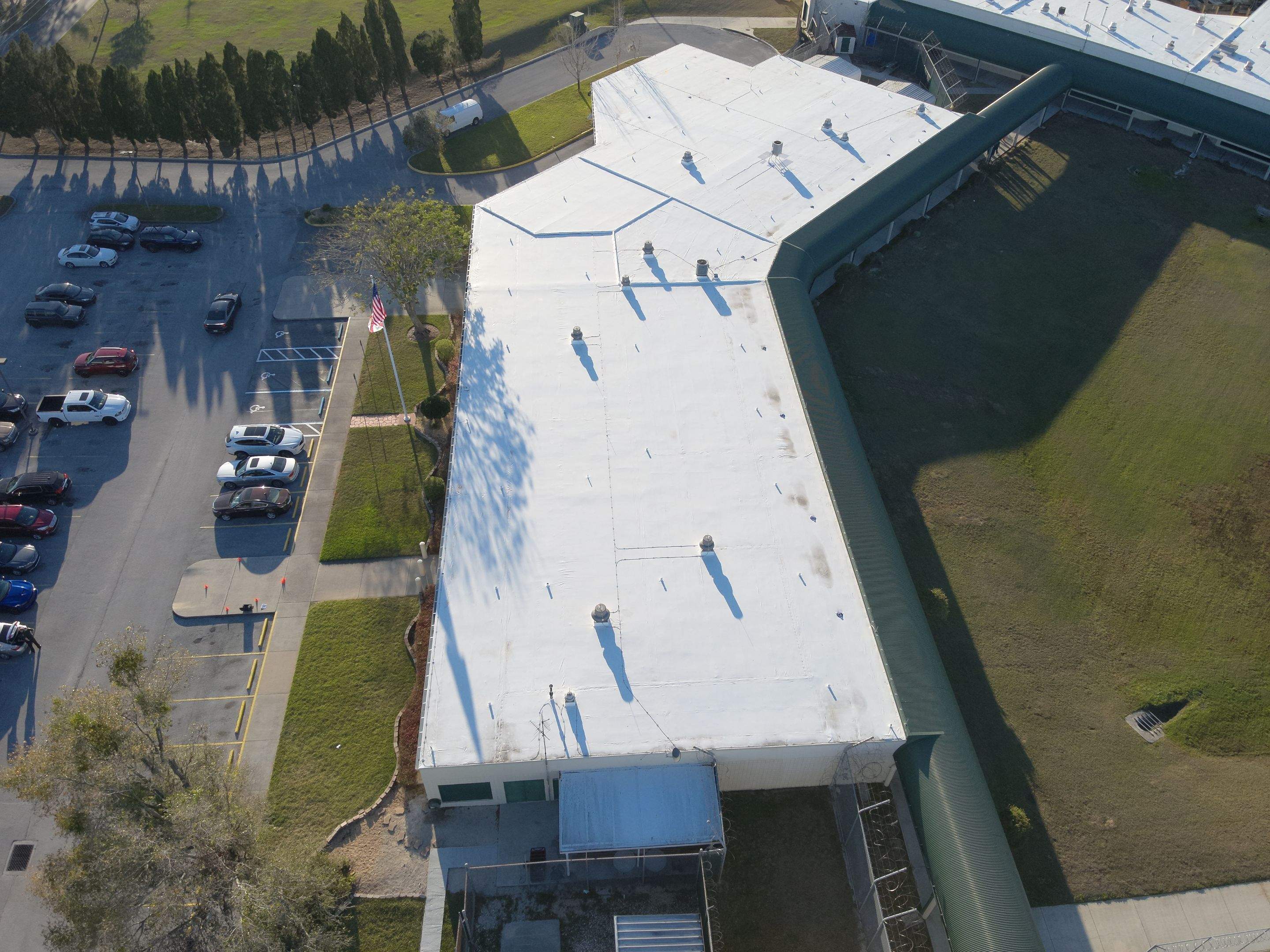 Polk County Jail - Roof Replacement by 1st Class Roofing, Inc.