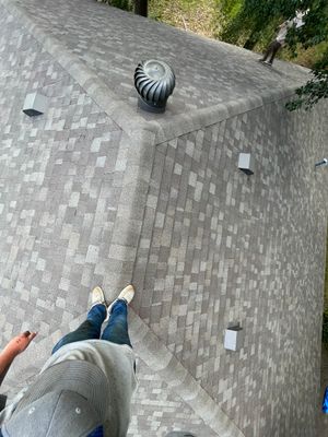 Storm Restoration Reroof: 30 Year Architectural Shingle