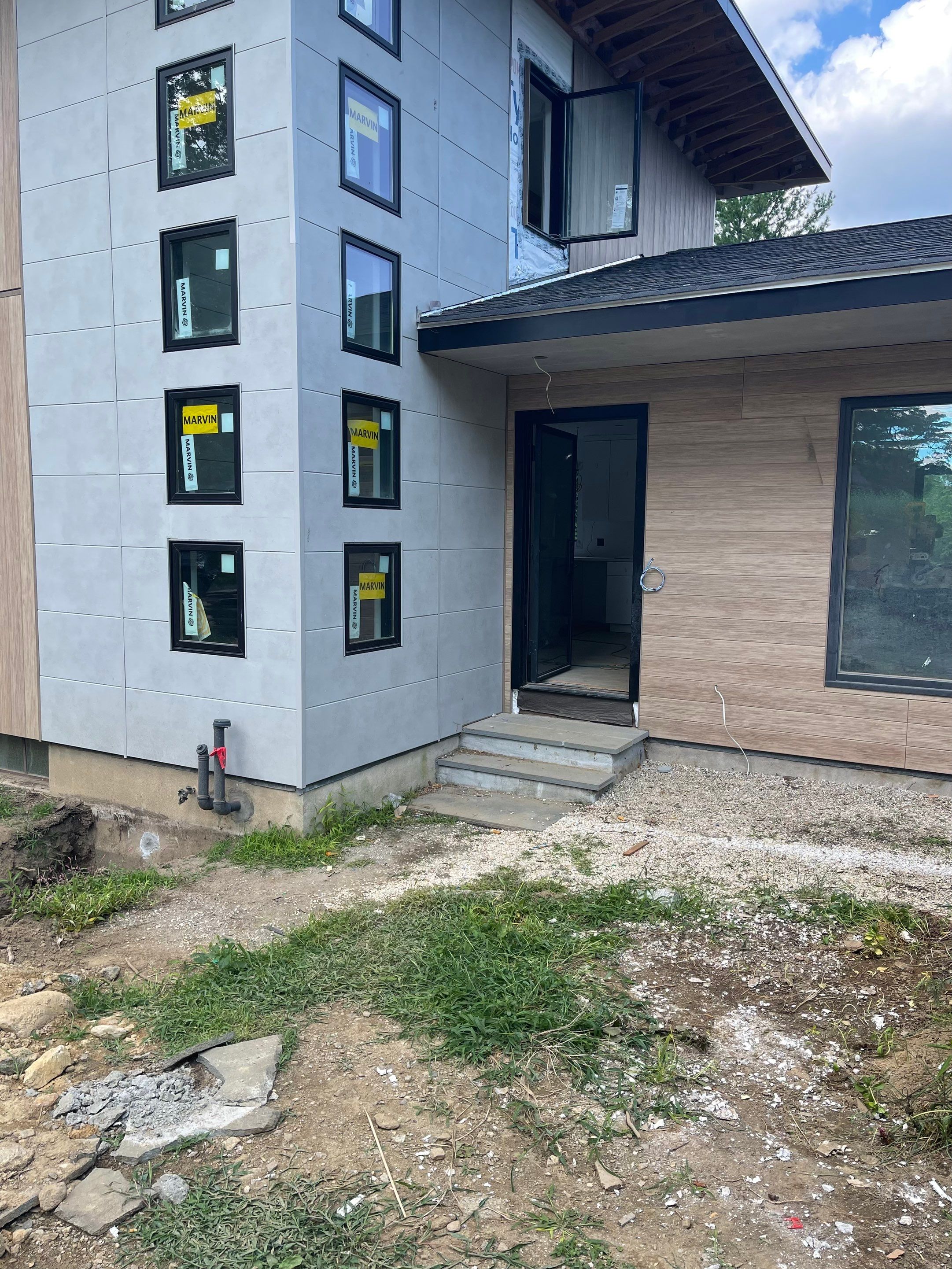 Black Gutters in wesport by A Plus Exterior