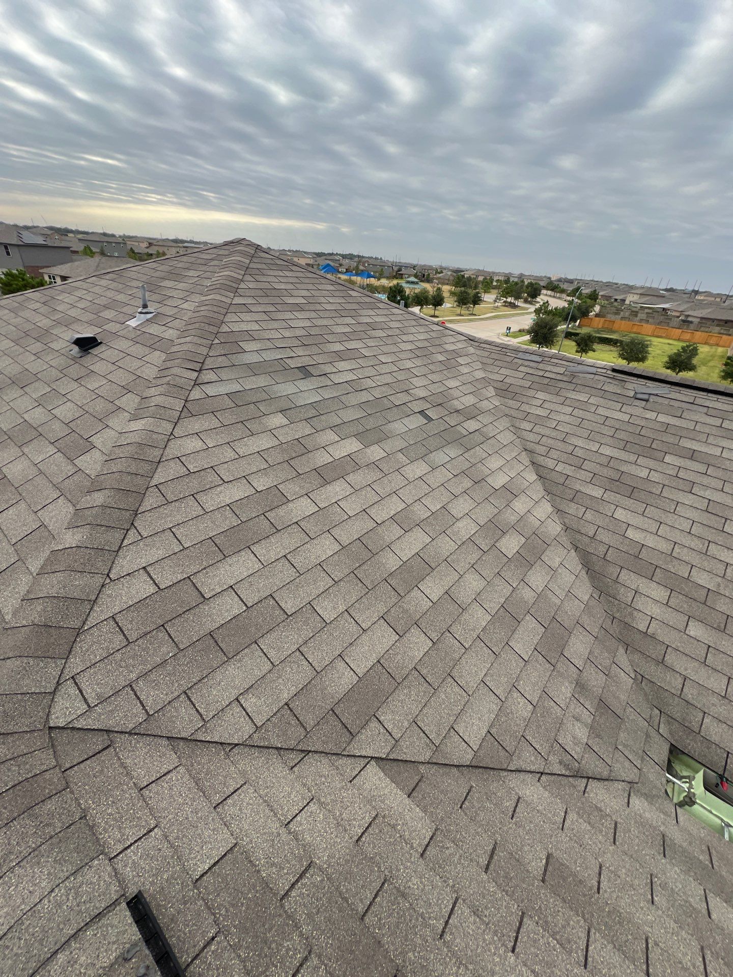 Hail Damage using Owen's Corning Duration (Lifetime) Shingles by Roof Repair Company