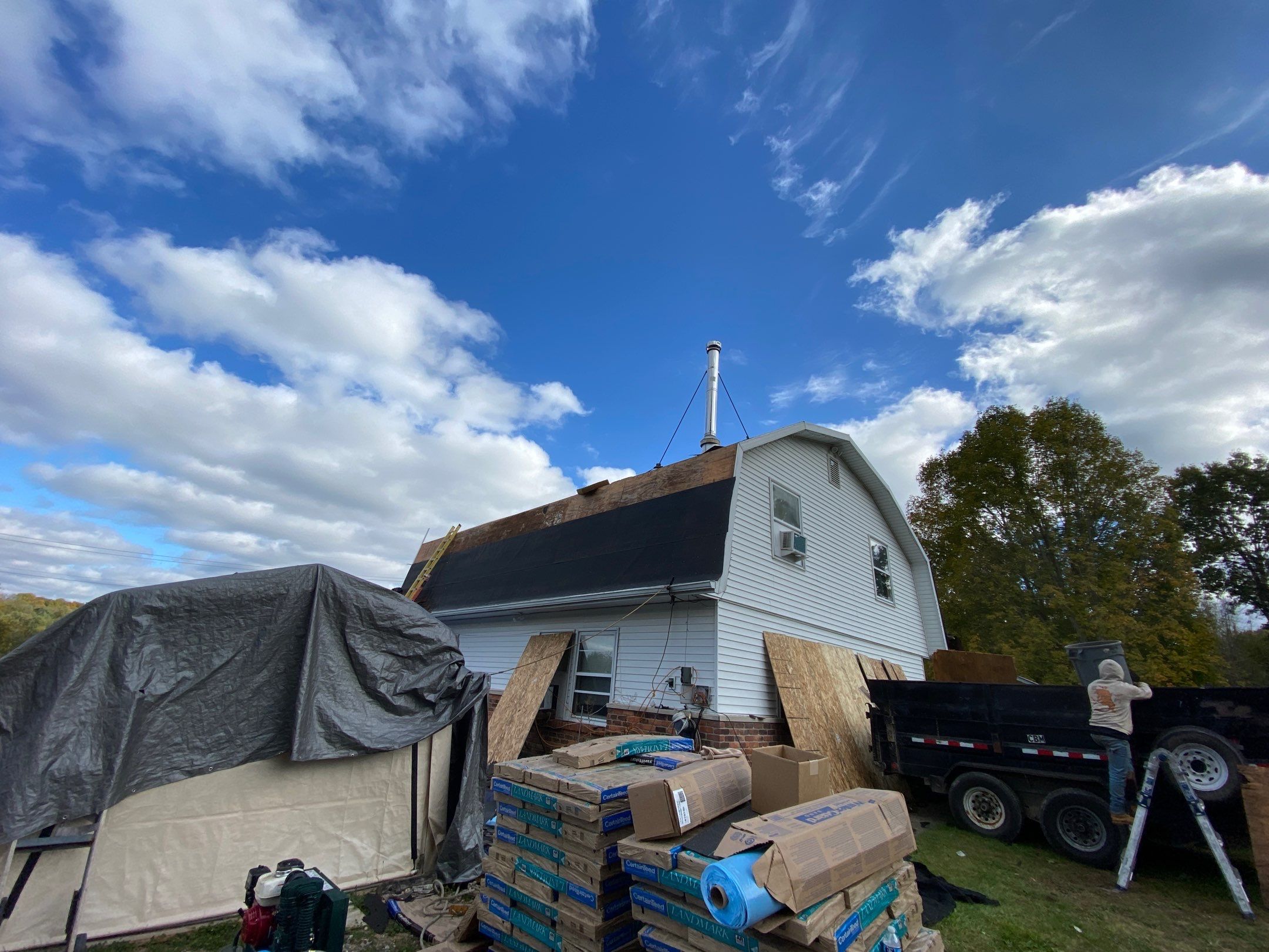 Roof Replacement using CertainTeed Landmark by 180 Contractors