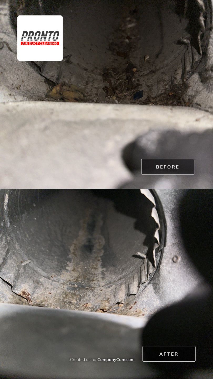 Air duct cleaning using Hypervac by Pronto Air Duct Cleaning