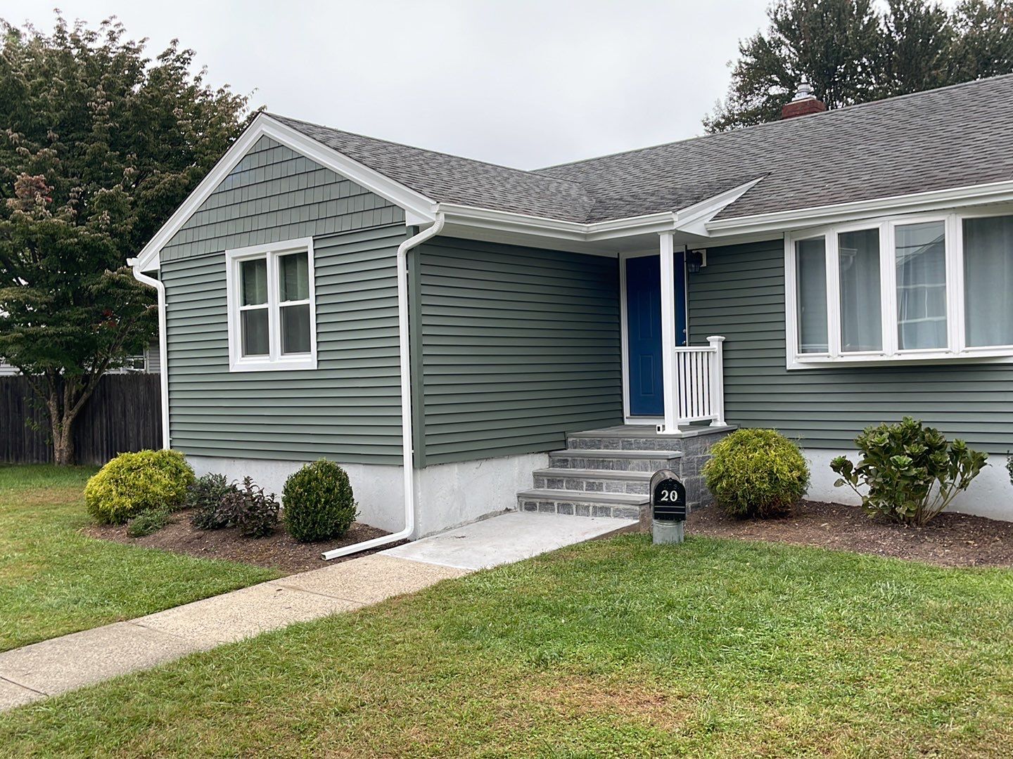 Siding Installation using Certainteed Monogram Forest Green by A Plus Exterior