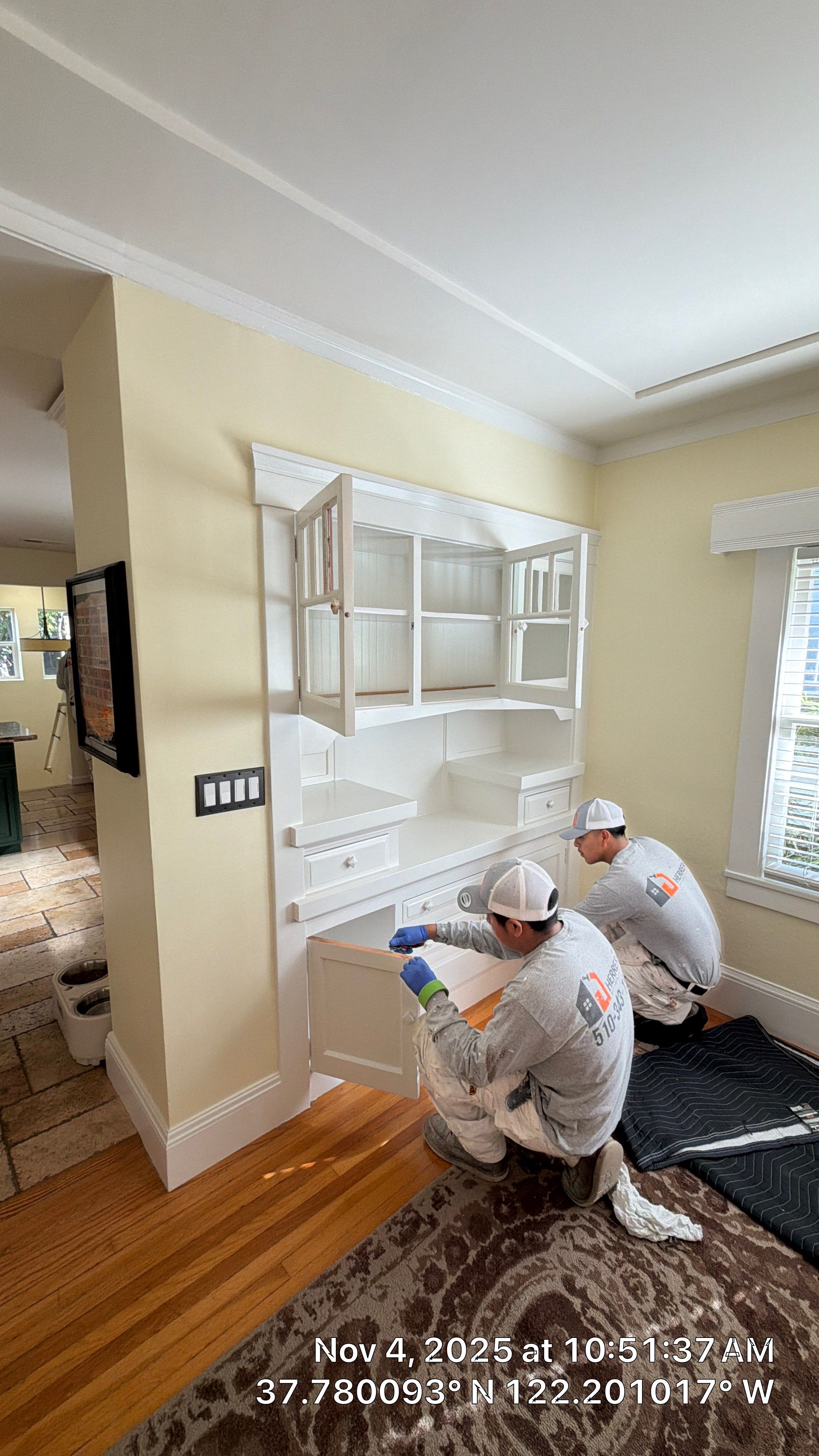 Oakland Kitchen Renovation with Custom Cabinetry and Granite Countertops by Herrera’s Bay Area Painting inc.