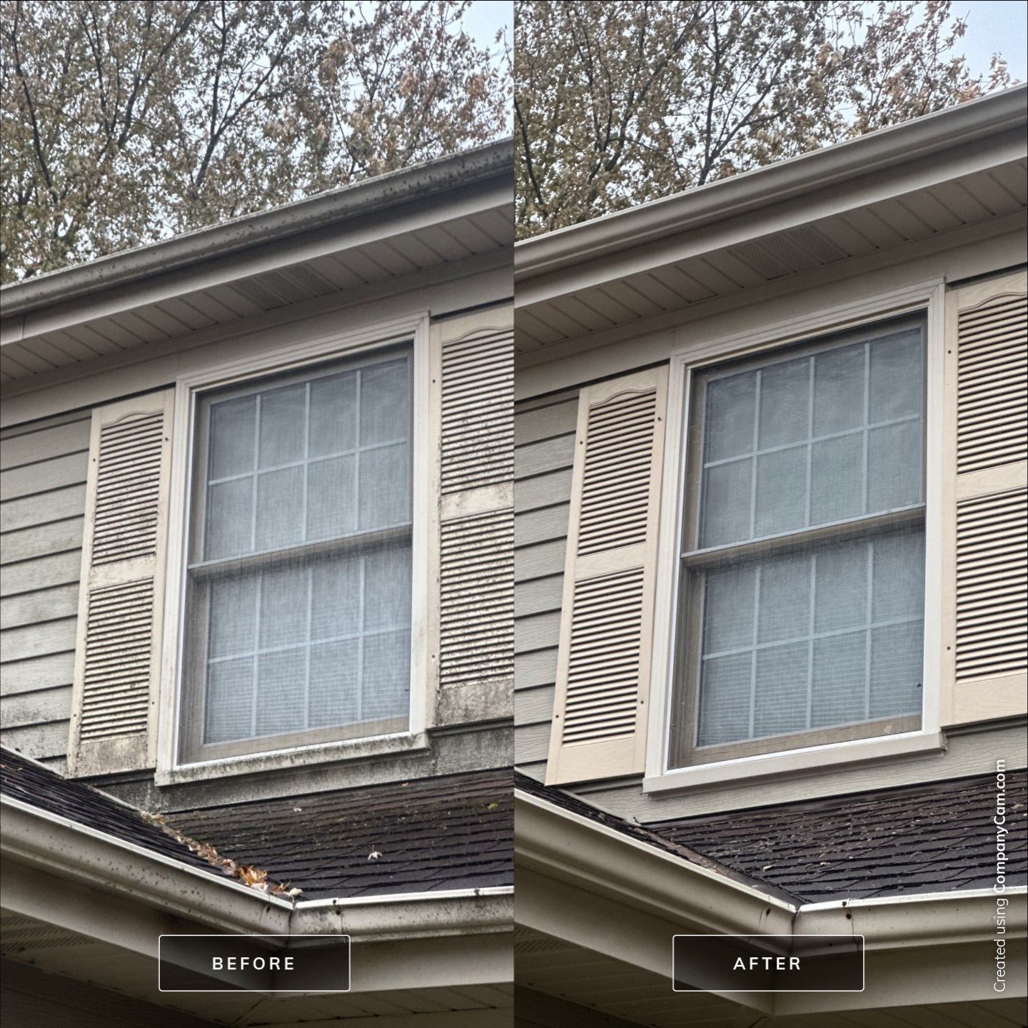 Project in Island Lake by Simmons Power & Soft Washing