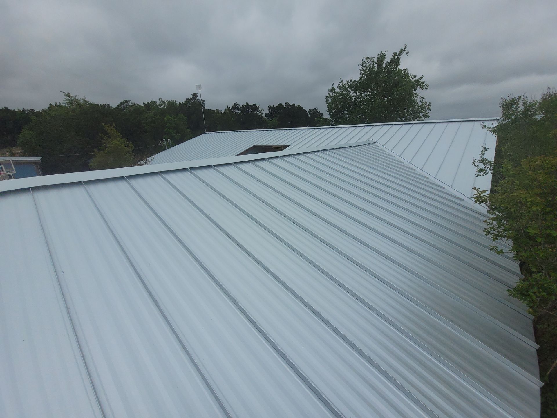 Galvalume Standing Seam offers a 45-year finish warranty! by Oakwood Roofing and Construction, LLC