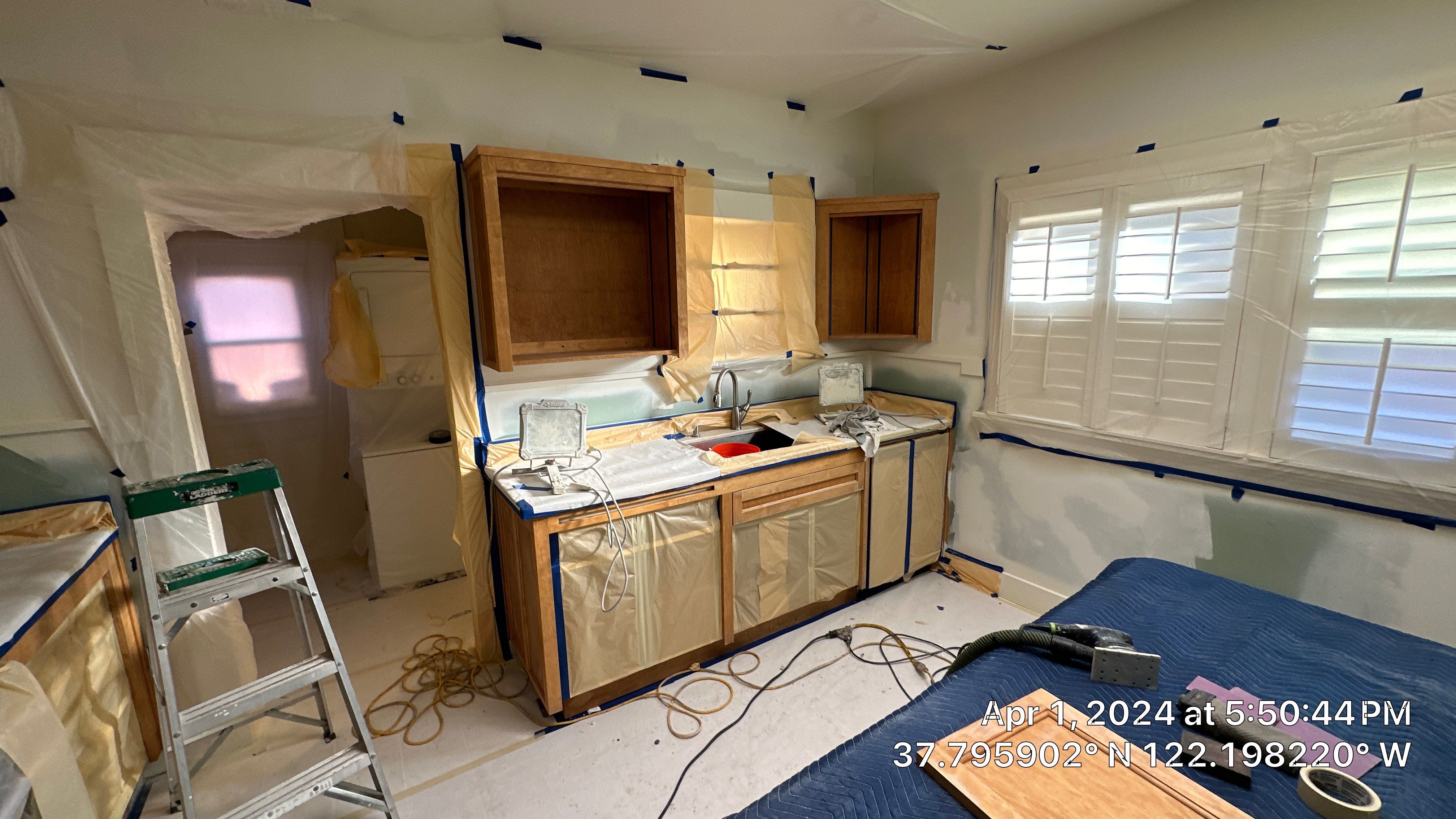 Prep work  by Herrera’s Bay Area Painting inc.