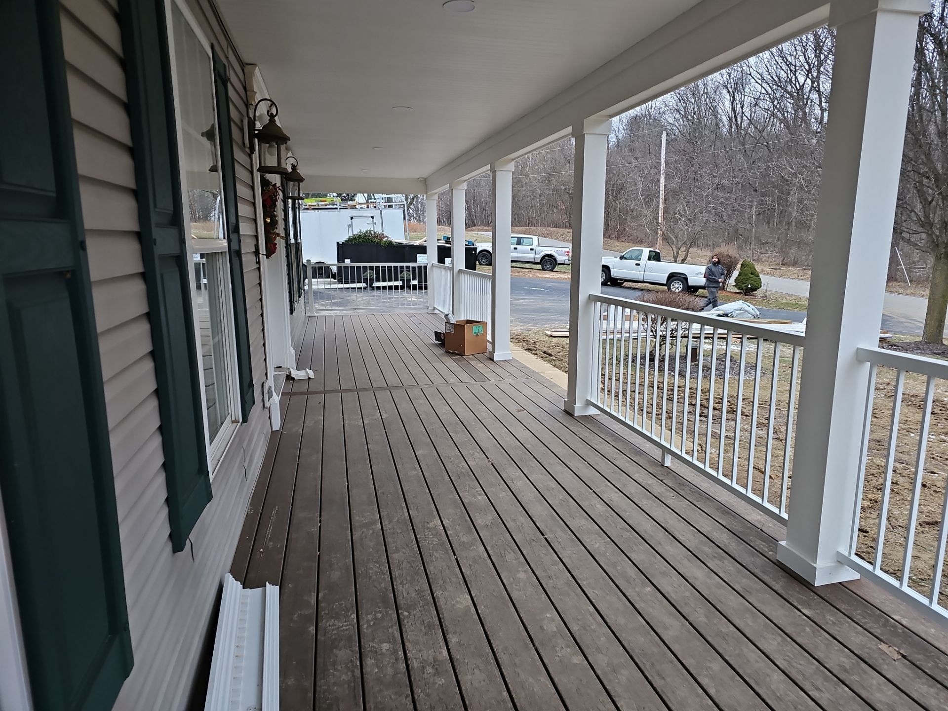 Porch by Cousins Roofing Siding & Decks