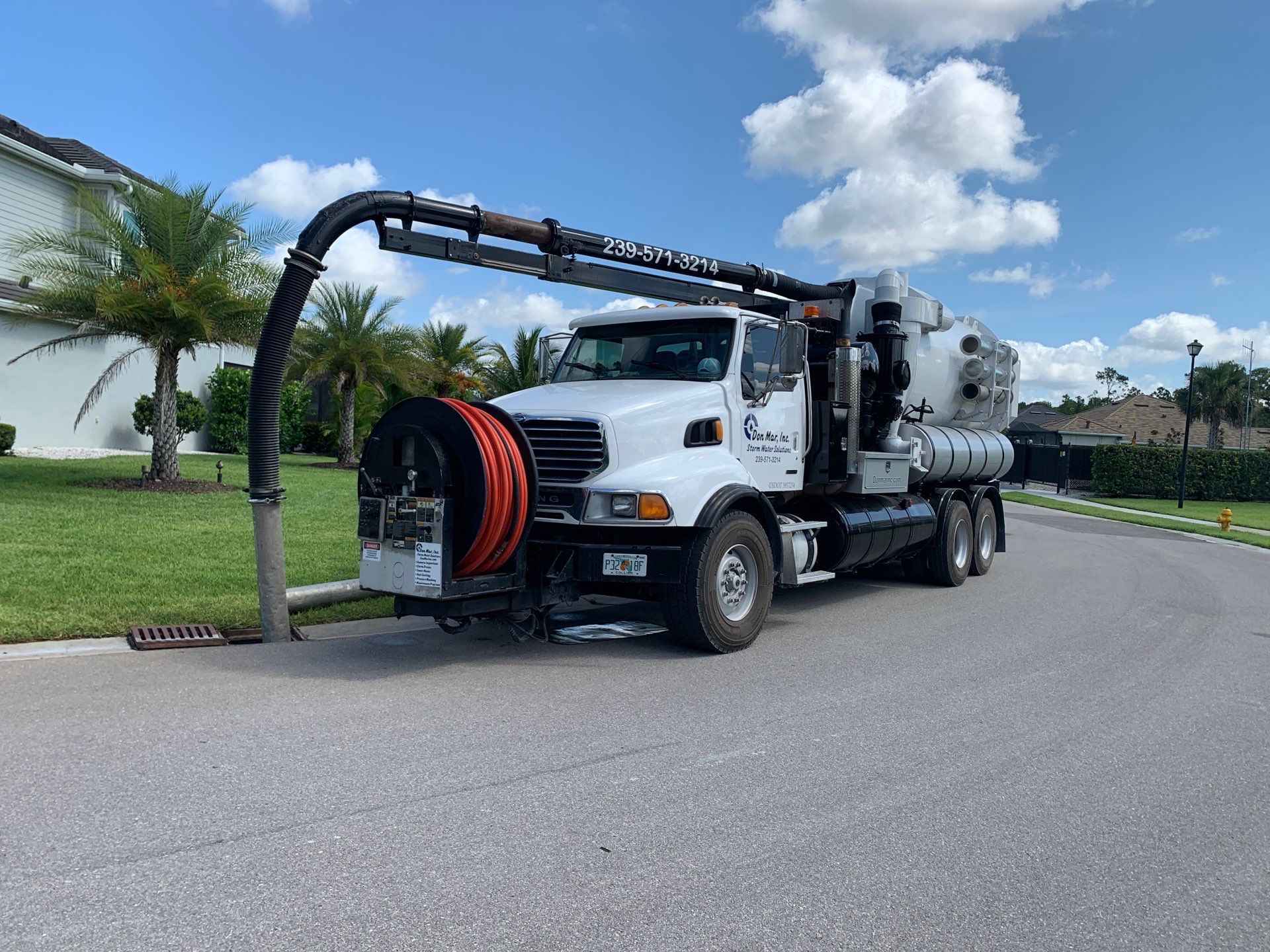 North Naples Community Stormwater Catch Basin Cleaning by APS Power & Water
