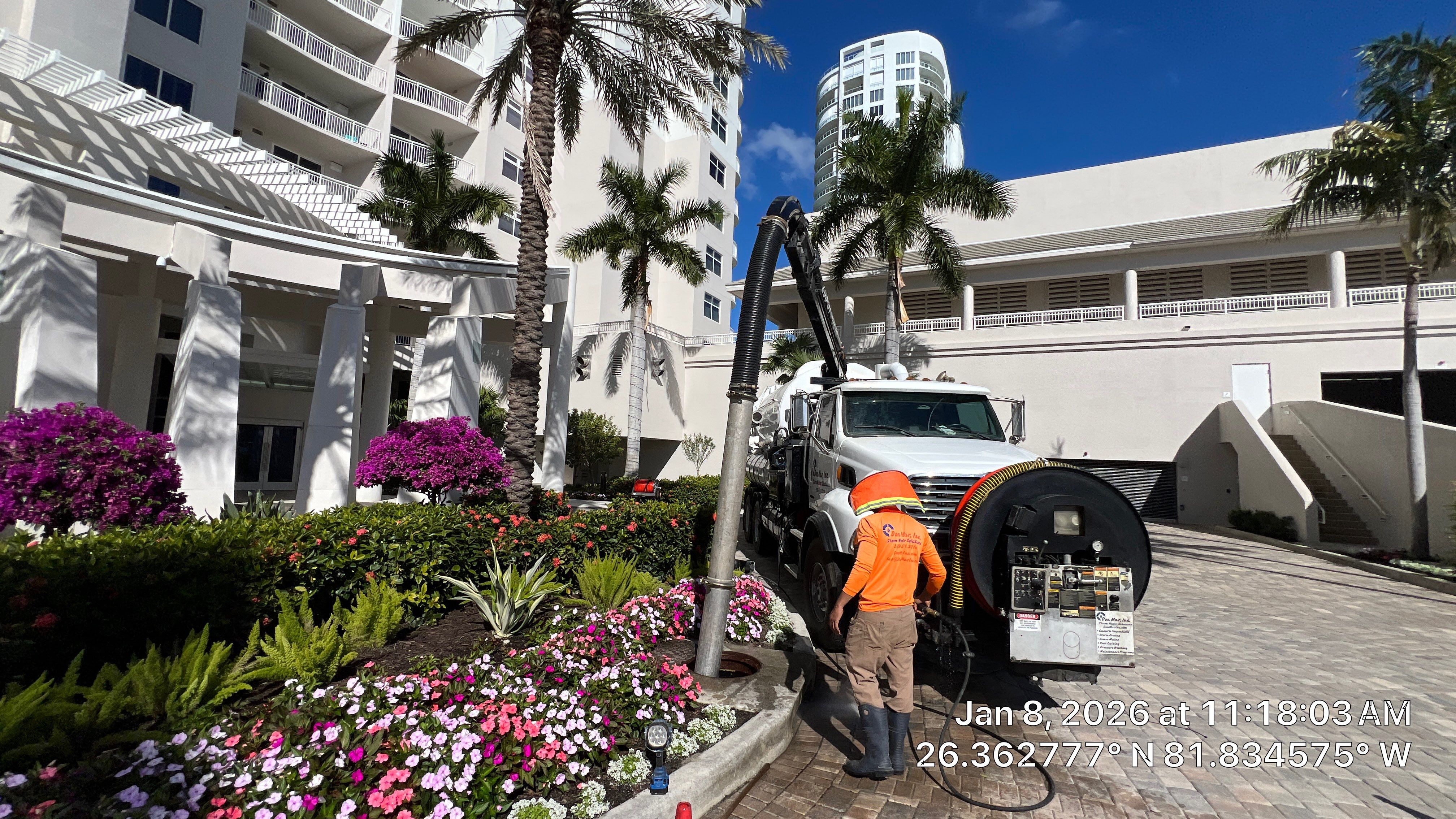 Bonita Bay Condo Stormwater System Maintenance with PRS by Don Mar, Inc. Storm Water Solutions