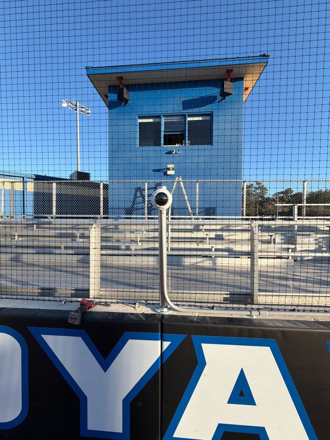 First Academy Baseball Field – AWRE Player Analytics Camera System Installation – Orlando, FL by TeleCommPro