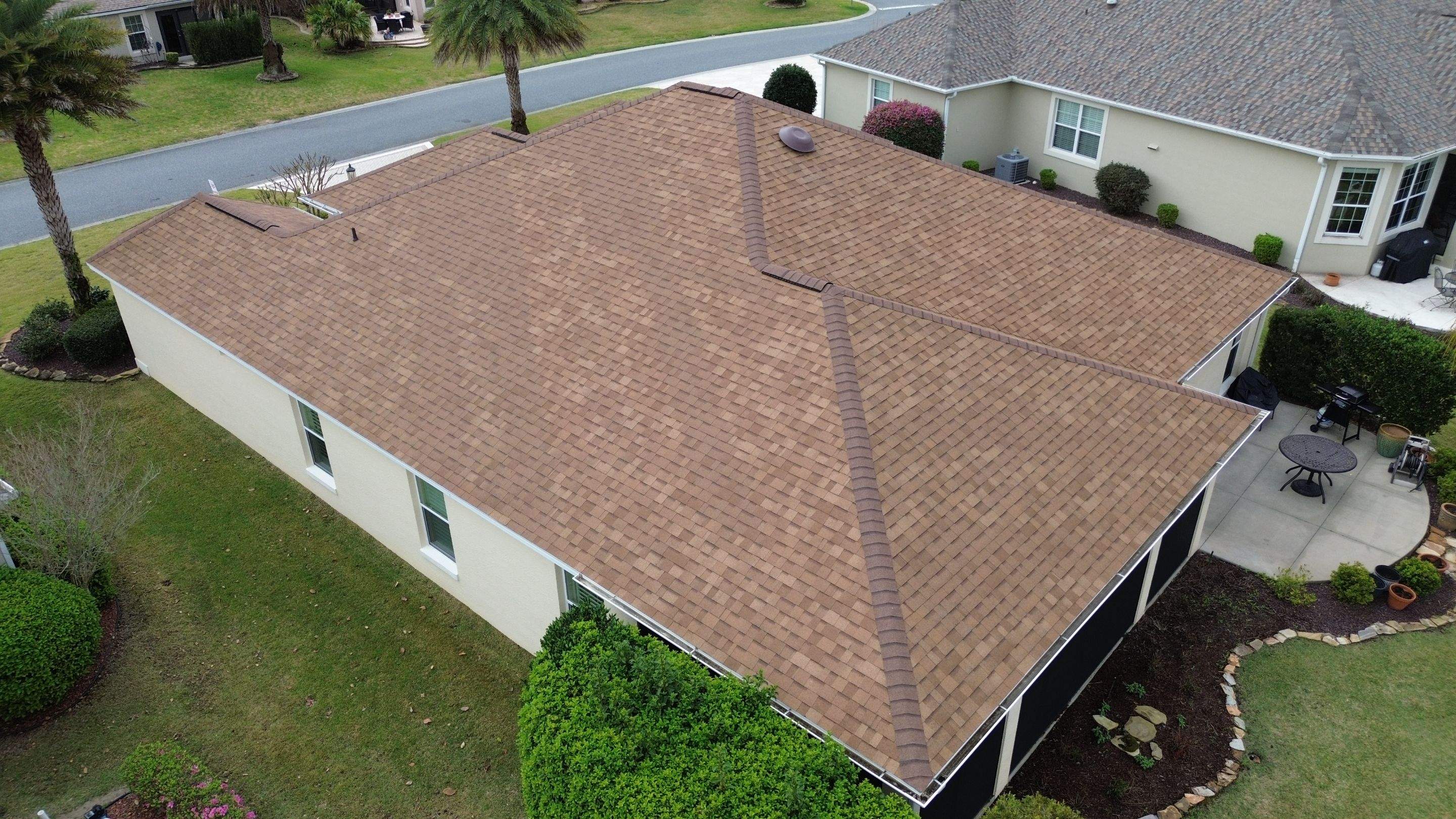 Desert Tan Reroof in The Villages, FL by Brehm Roofing