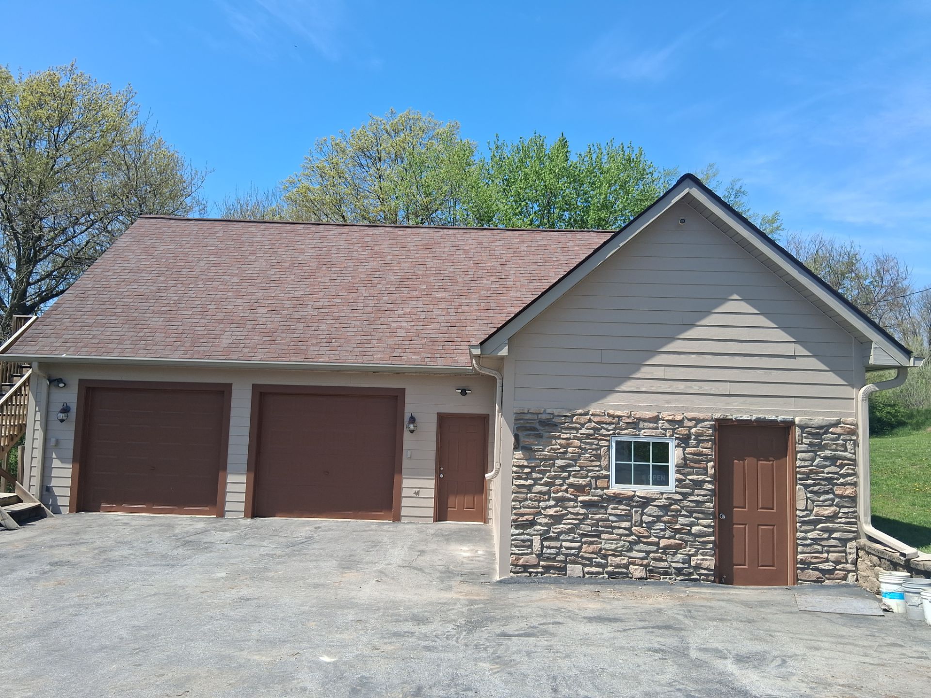 Residential Exterior Repaint Including Shop and Shed  by Midwest Paint LLC