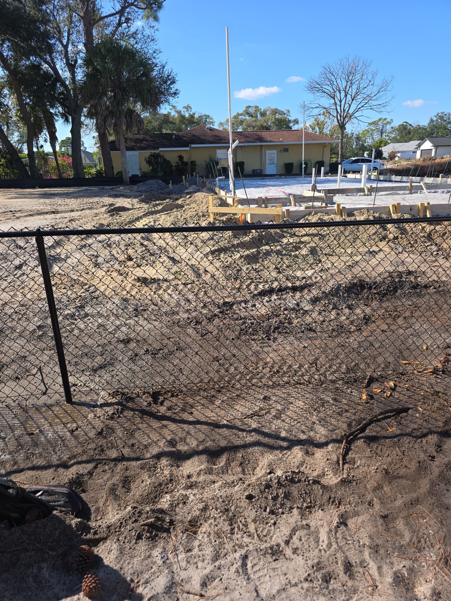 Chain Link Install in North Port by True Fence LLC