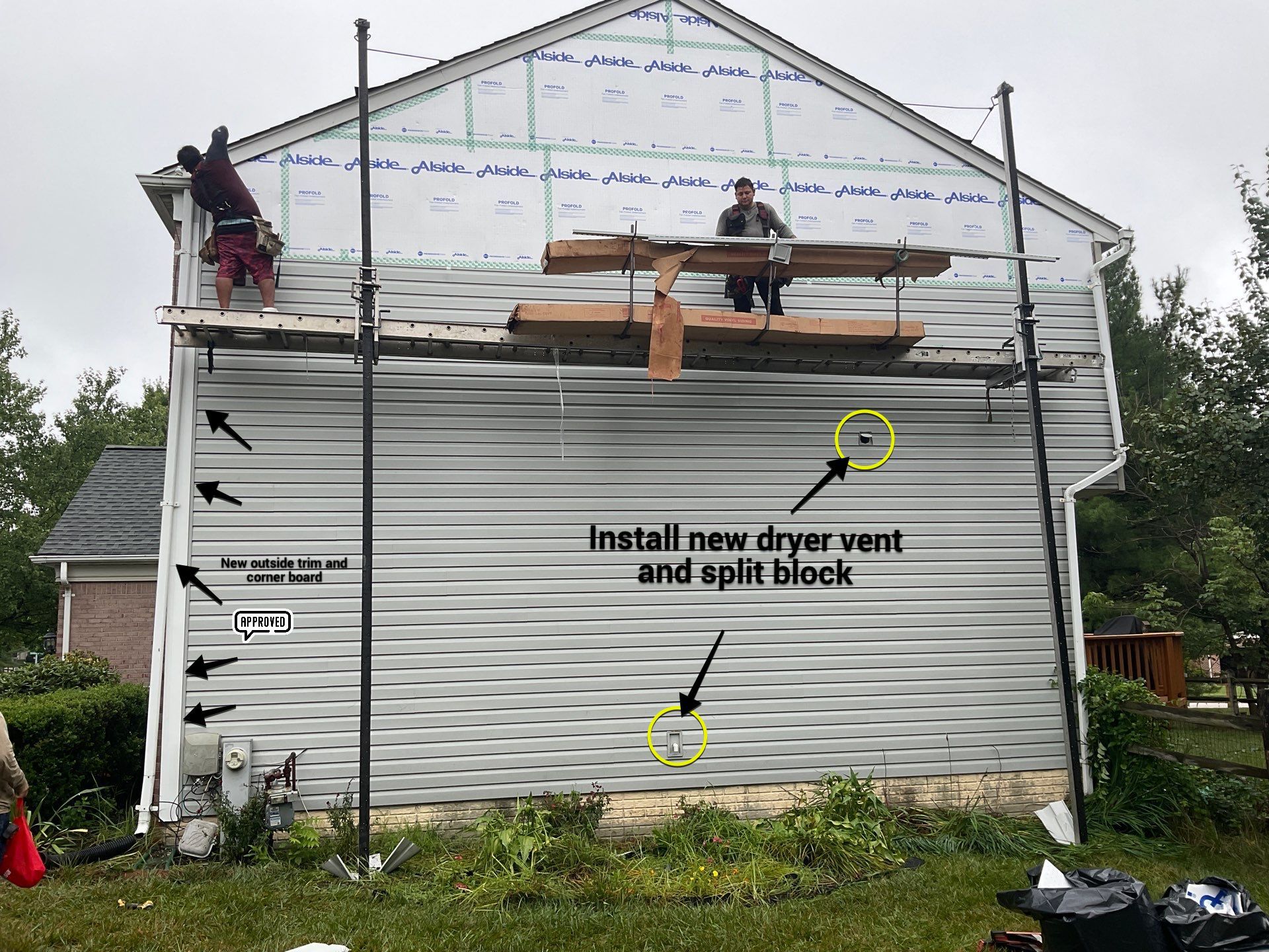 New siding    by Alpha Design Services