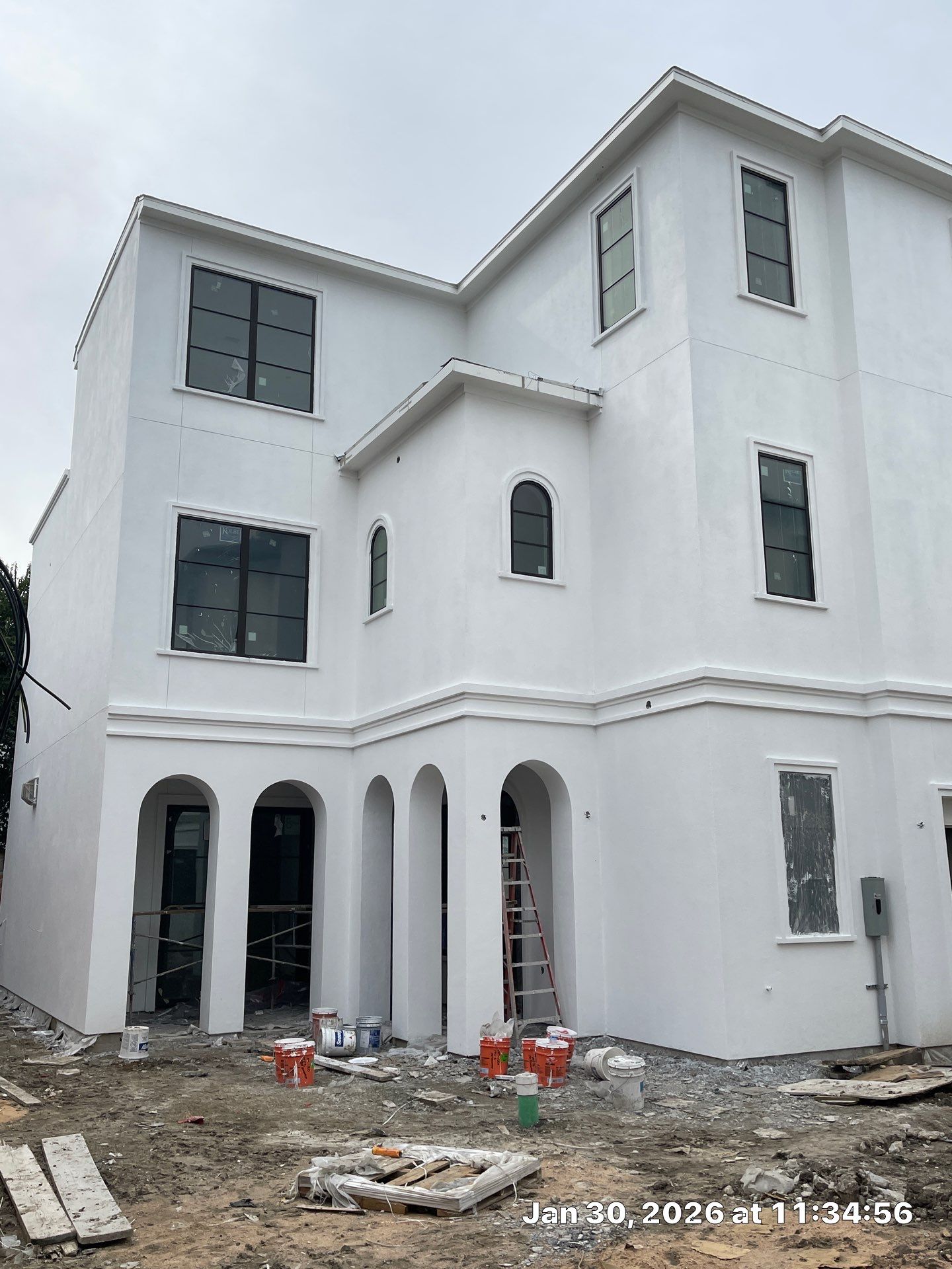Elevated in the Galleria: Refined Stucco and Foam Accents by Apex Conventional Stucco Llc