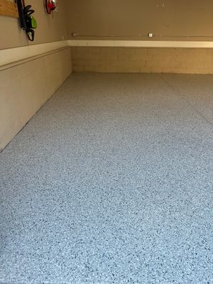 Garage Floor Coating using Cabin Fever