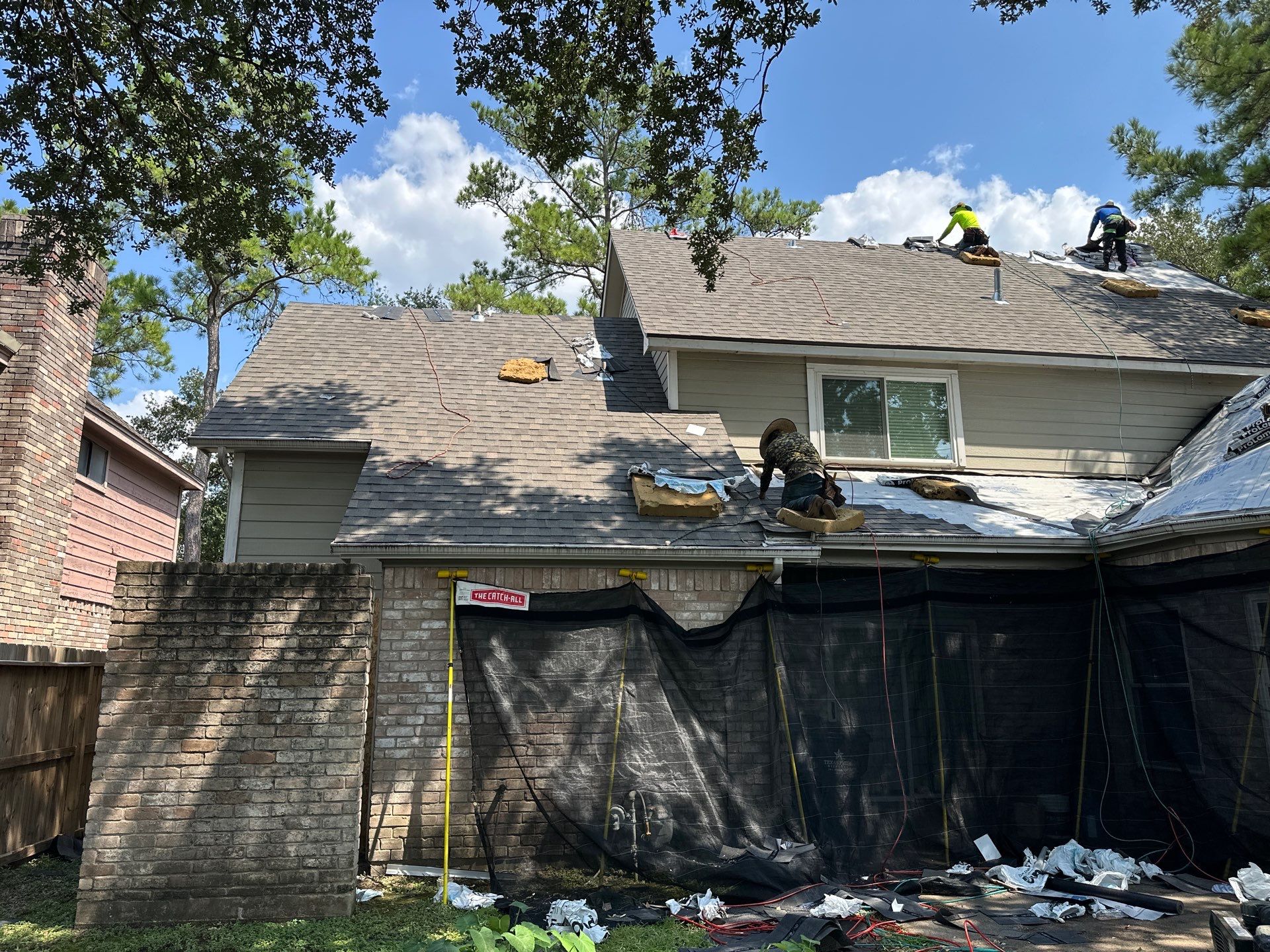 Project in Houston by Motion Roofing