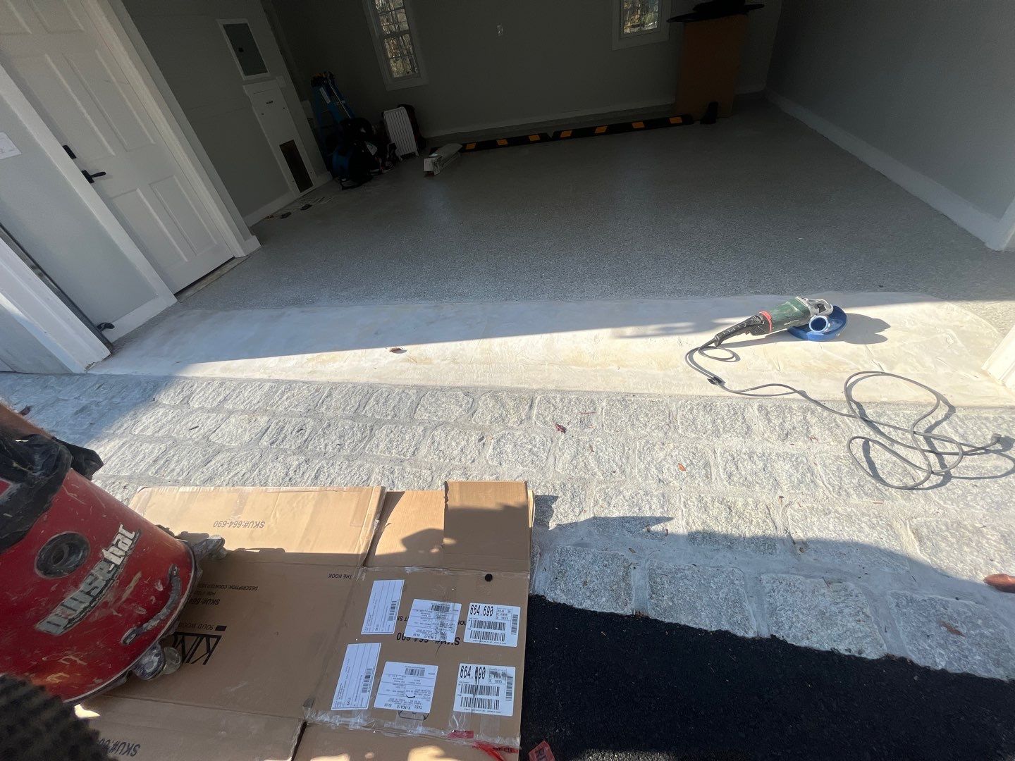 Garage in Sherborn, MA 01770 by Symphony Concrete Coatings