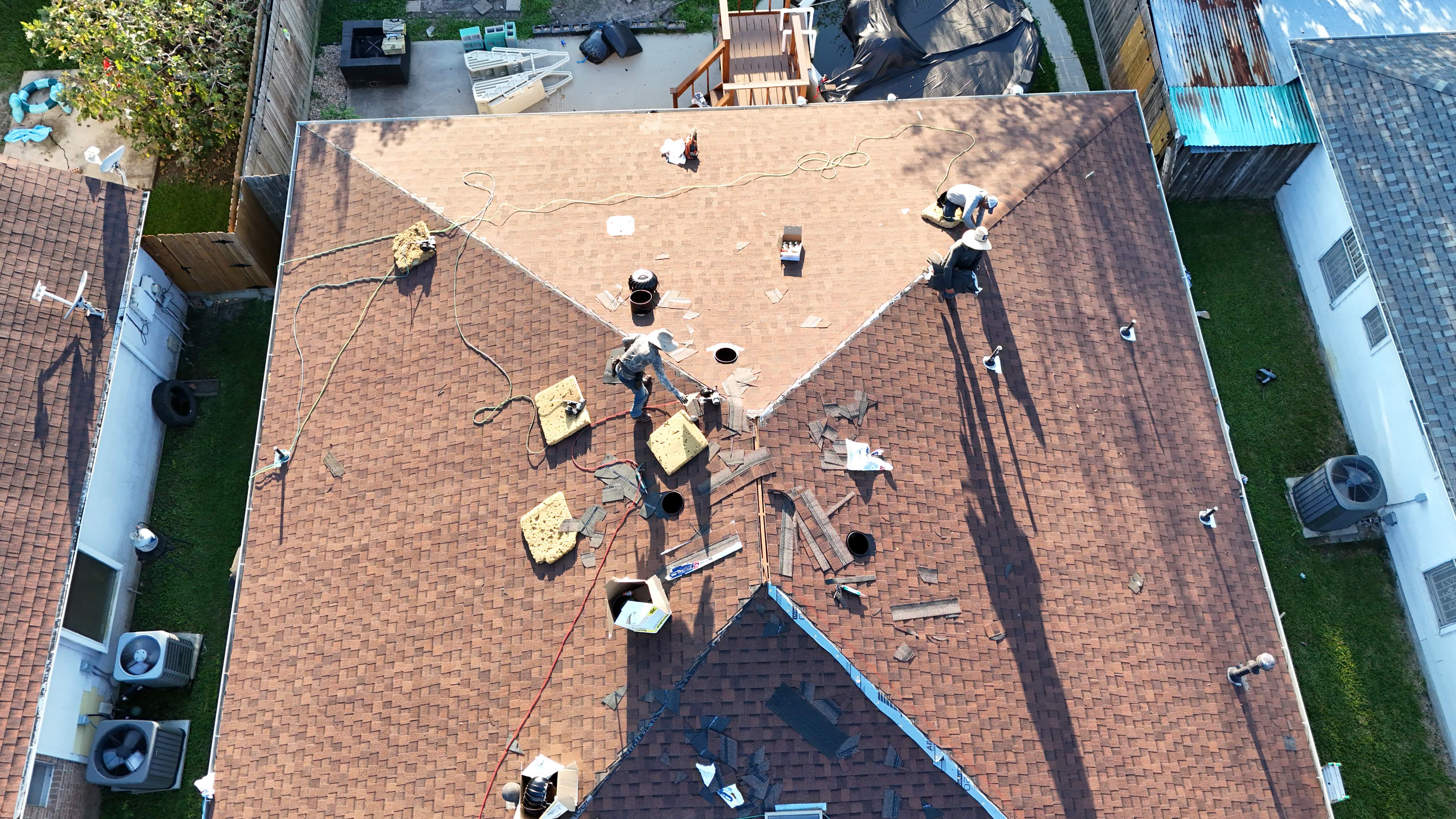 Roof Replacement with Skylights — Channelview, TX by PL Roofing & SB Roofing, LLC.