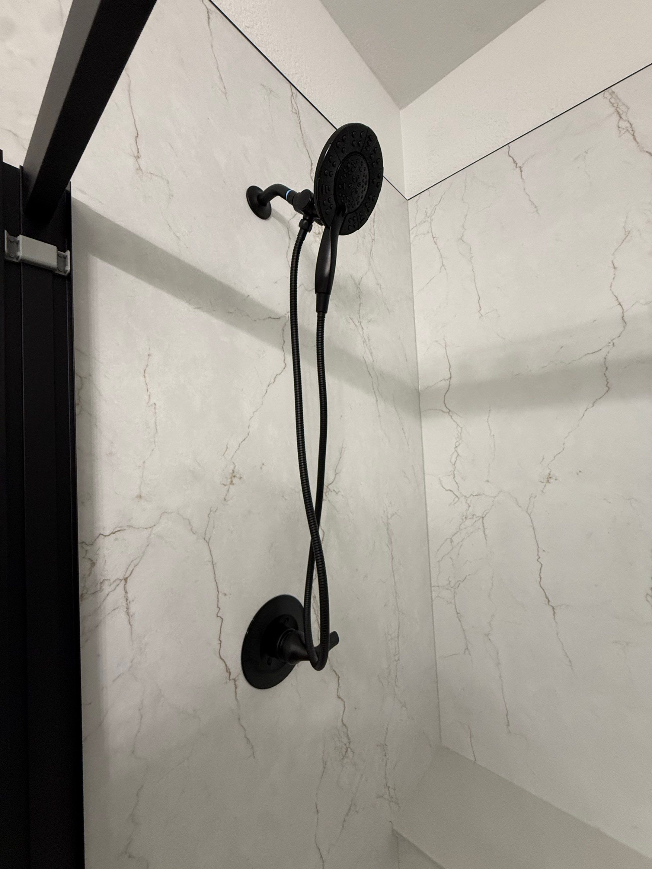 China Grove Tub-to-Shower Conversion | Modern Walk-In Shower Remodel by Legacy Bath and Kitchen 