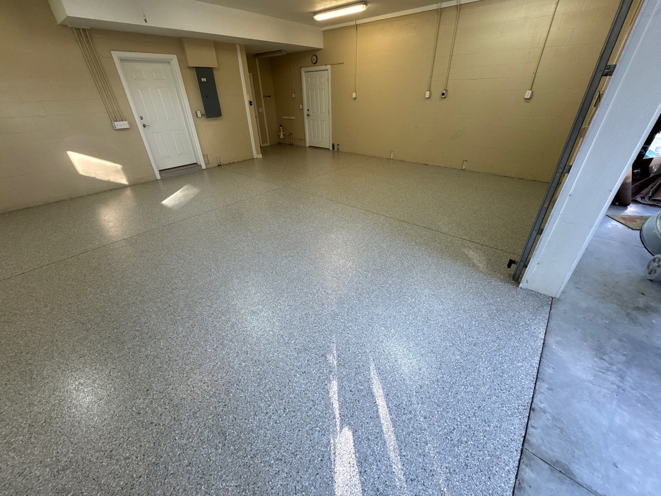 Garage  in Trenton, FL in Mount Everest by Cross Creek Concrete Coatings