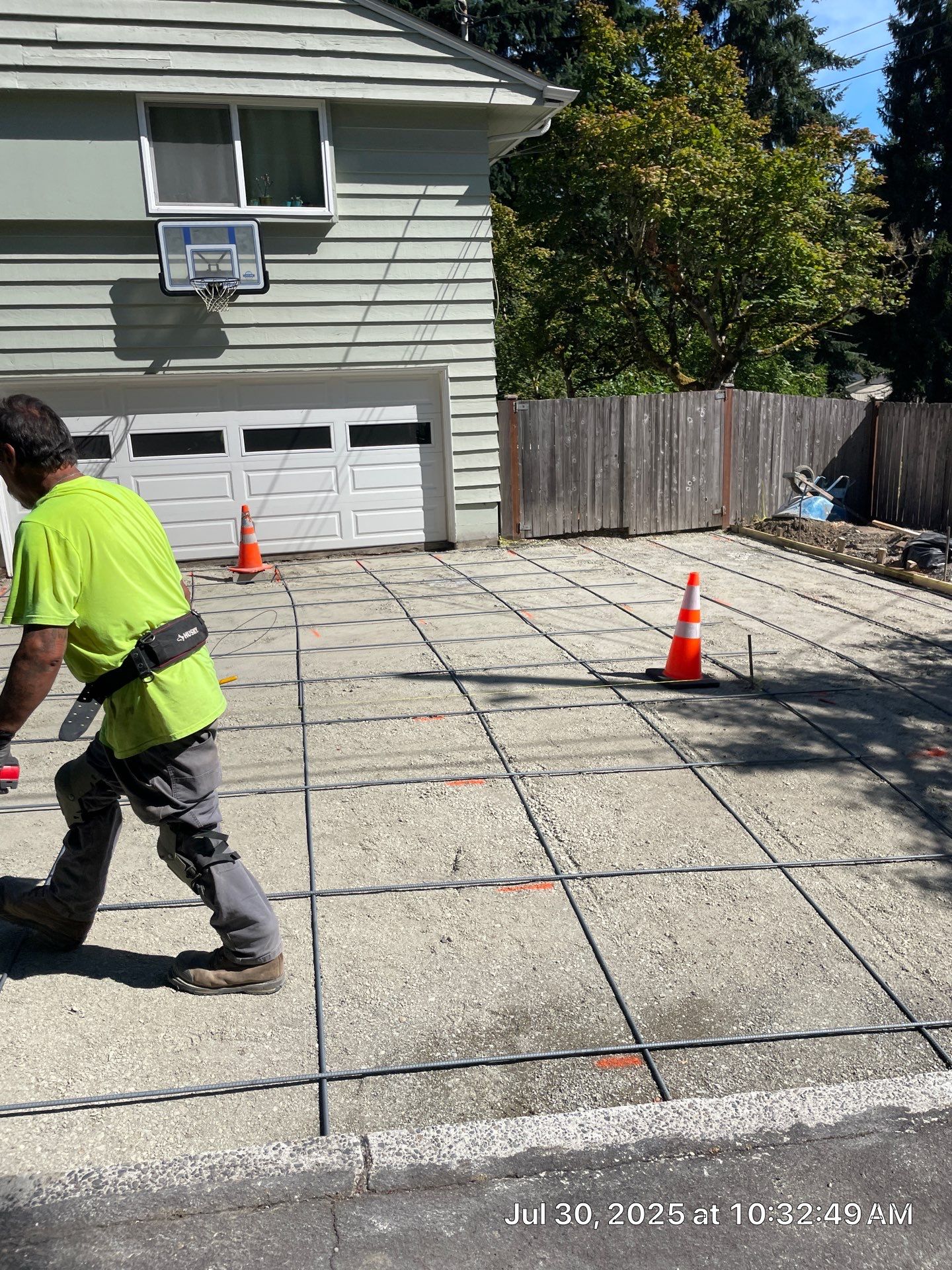 Front Driveway & Stairs Concrete Renovation | Kenmore  by Jireh Asphalt & Concrete Inc 