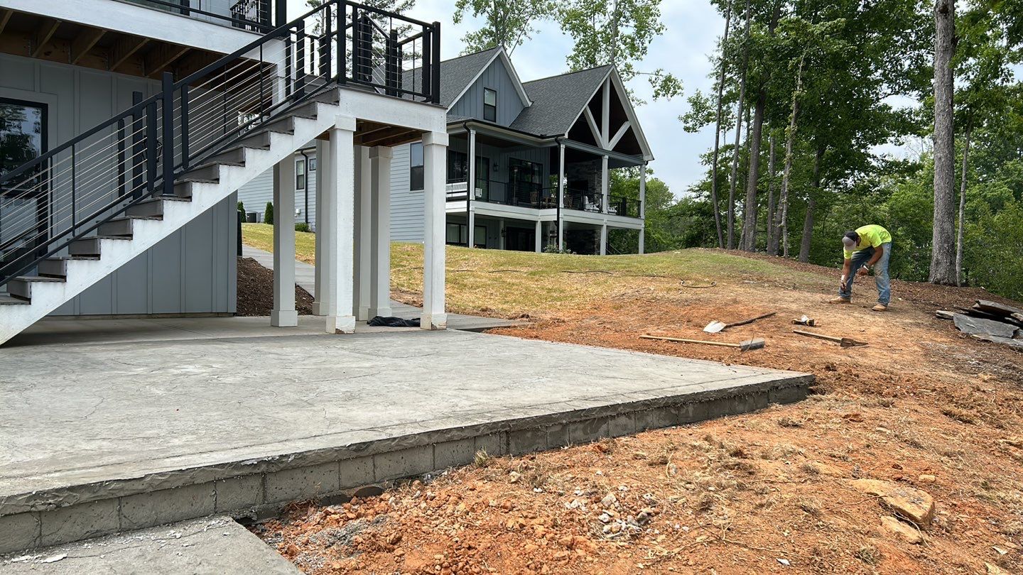 Stamped Concrete Patio by Xtreme Concrete Services