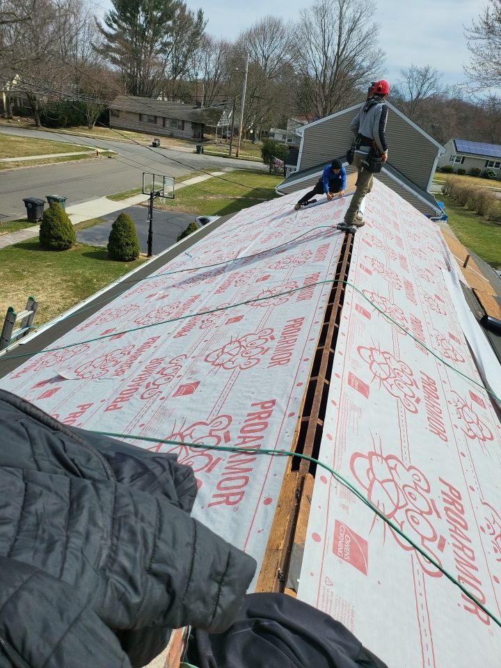 Residential Roofing Installation using Owens Corning TruDefinition - Williamsburg Gray by A Plus Exterior
