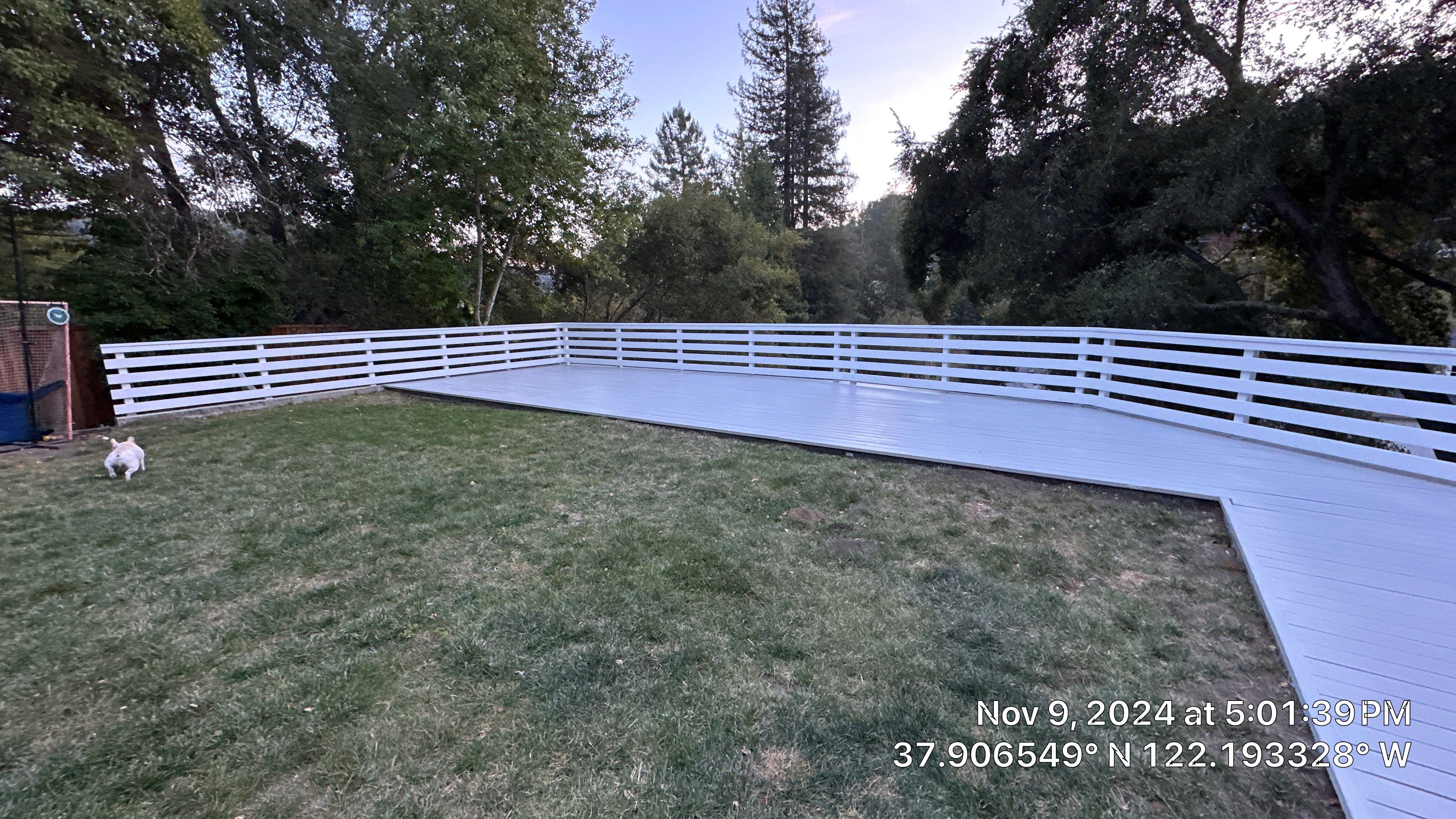 Deck Repaint using Sherwin-Williams by Herrera’s Bay Area Painting inc.