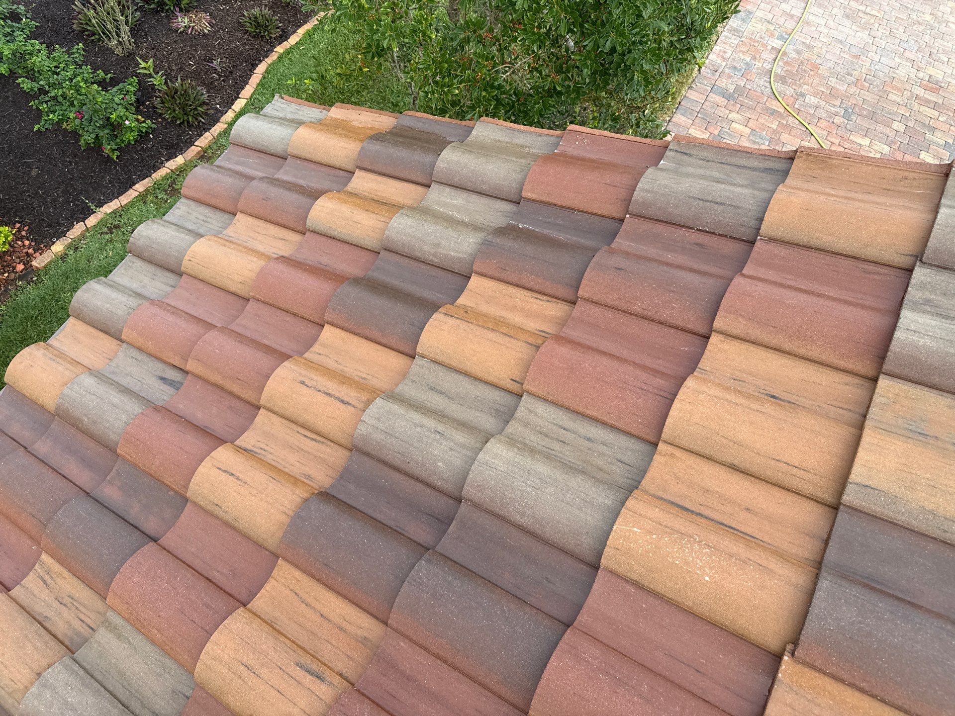 Paver Pool Deck, Driveway & Concrete Tile Roof Cleaning in River Strand, Bradenton, FL | Sunshine AquaWash by Sunshine AquaWash