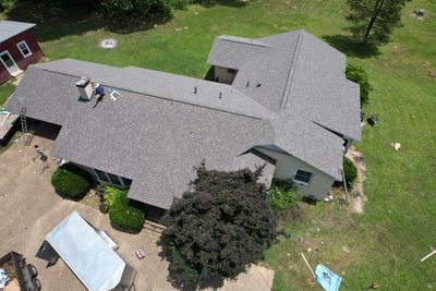 Storm Restoration Reroof: 40 Year Impact Rated Architectural Shingle