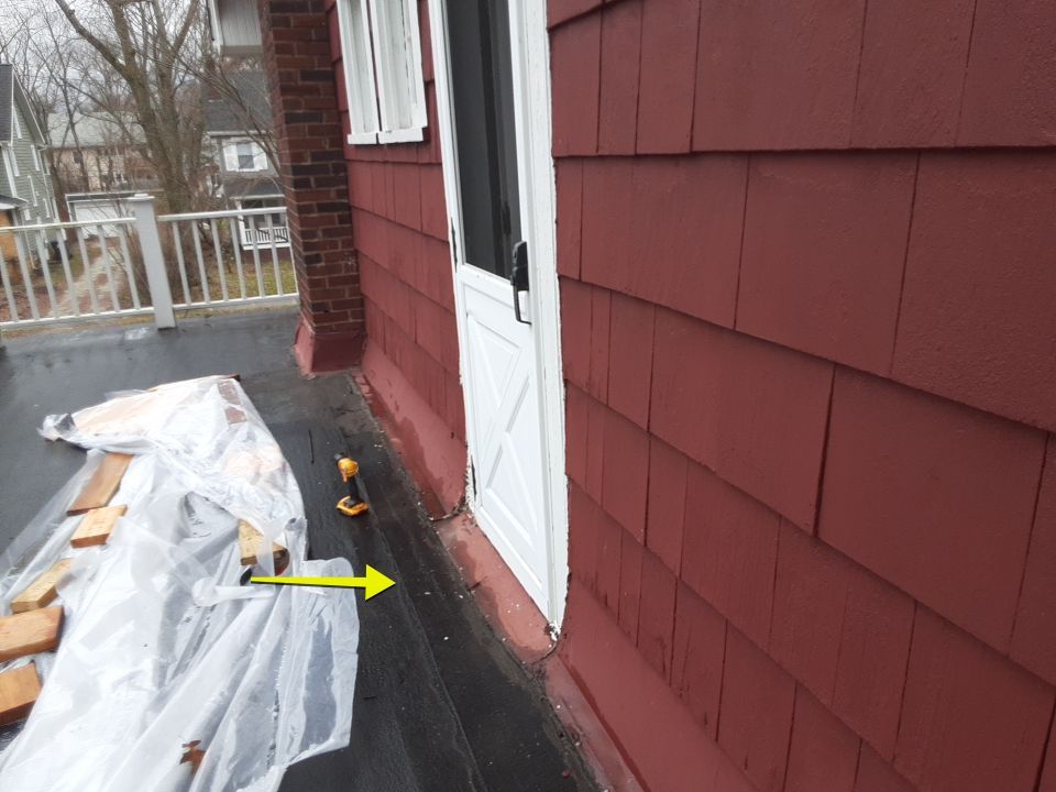 Residential Roof Replacement using Patio Roof by Absolute Roofing and Construction