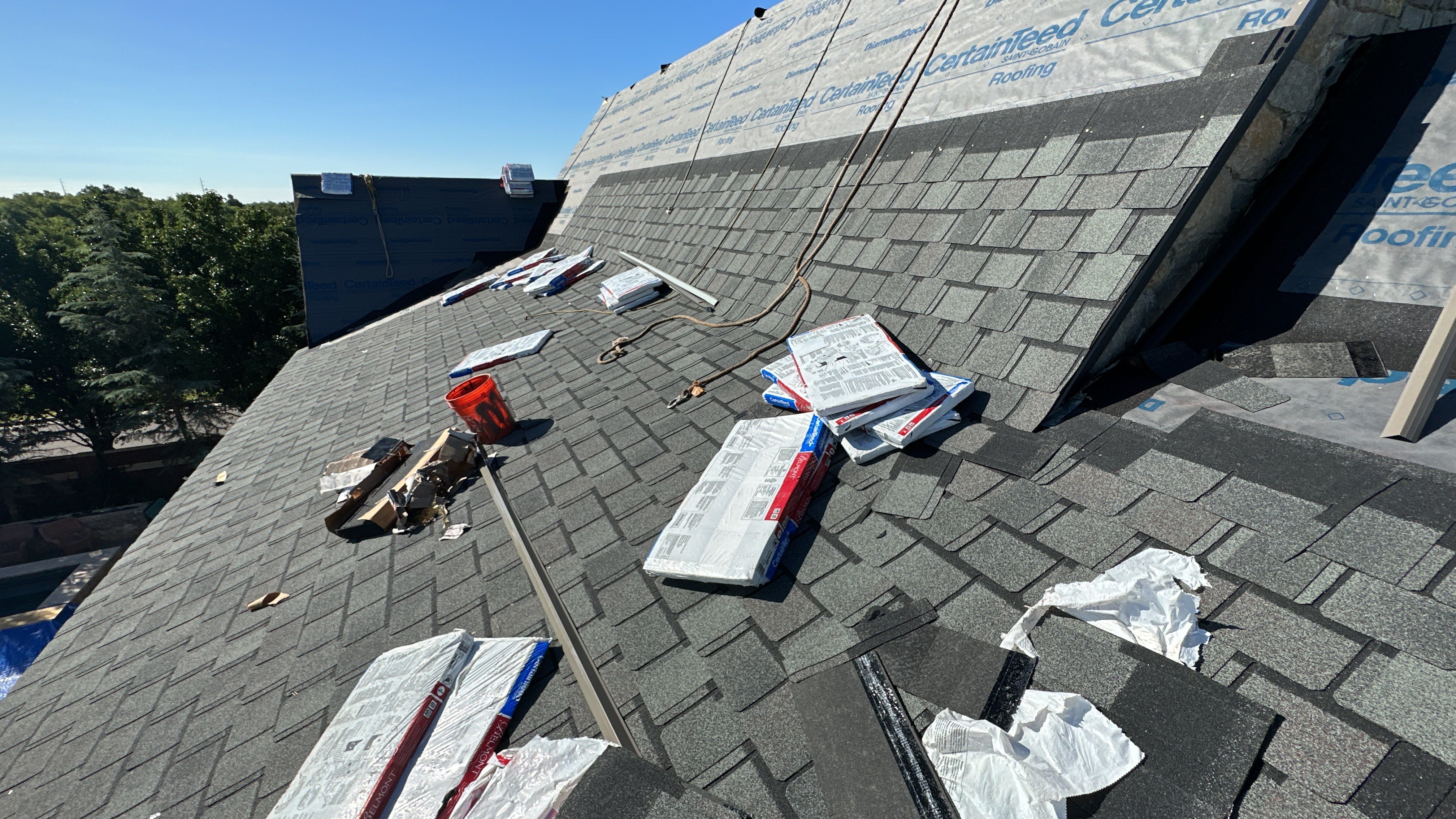 Reroof using Certainteed Belmont IR by Castillo Roofing