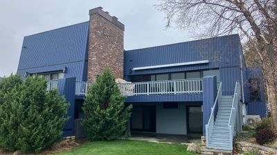 Siding Renewal with Cert S/7 Reverse Board & Batten, Midnight Blue