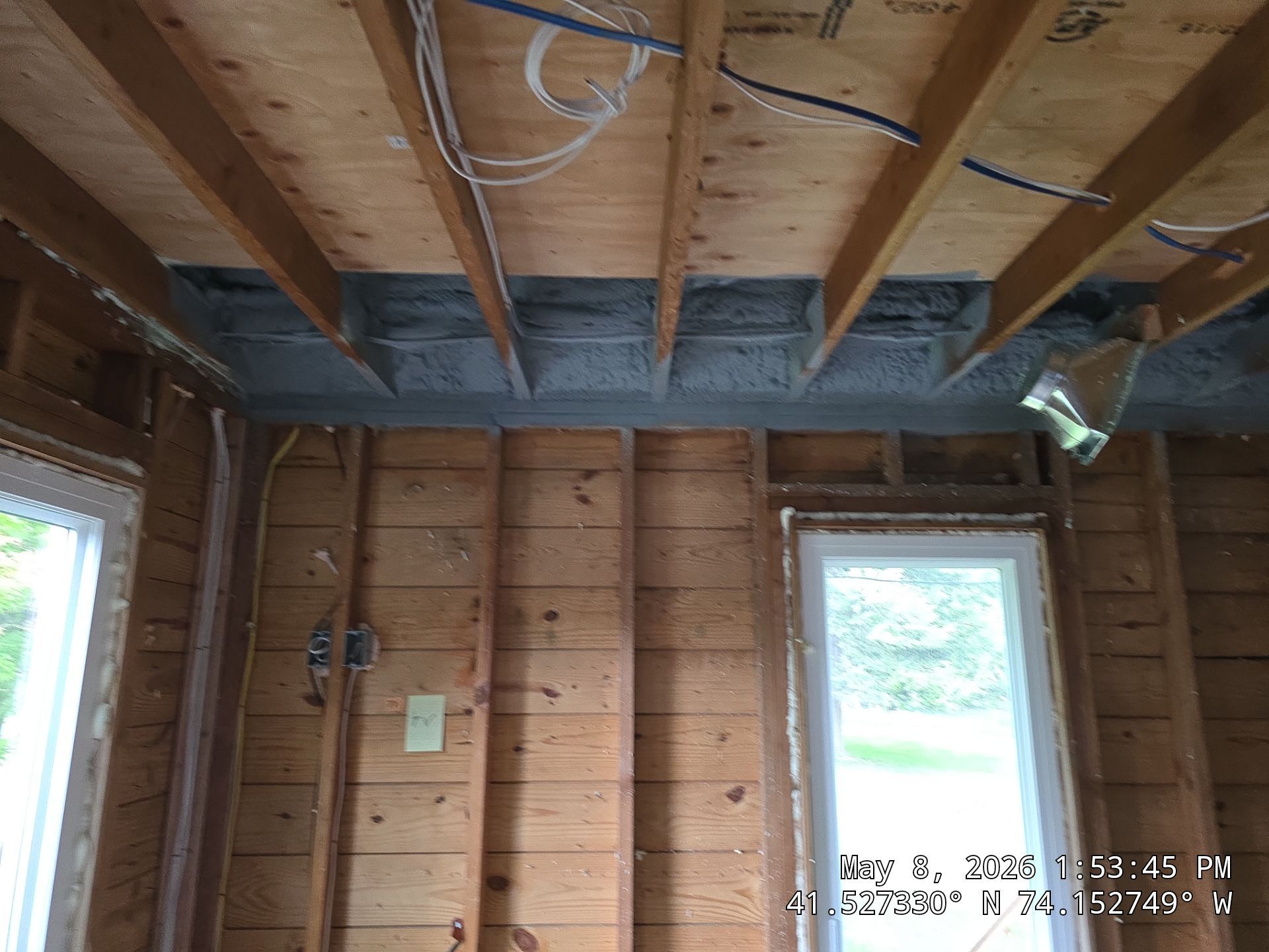 Attic Insulation using Closed Cell Spray Foam by NYS Foam & Energy