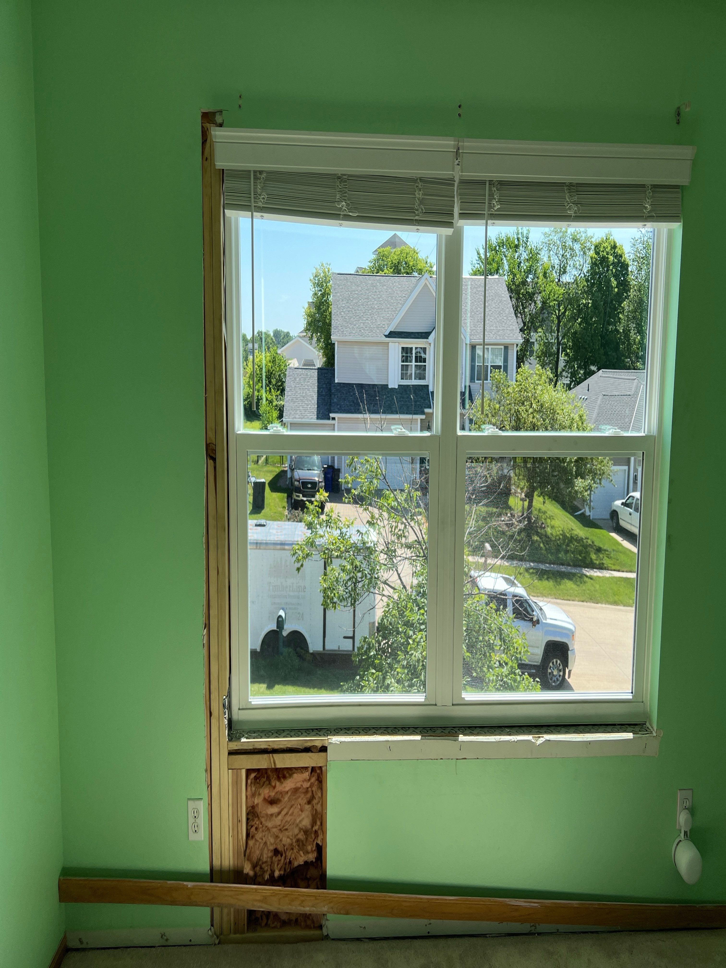 Window and siding replacment using Pella 250 series vinyl window by United Windows and Siding LLC