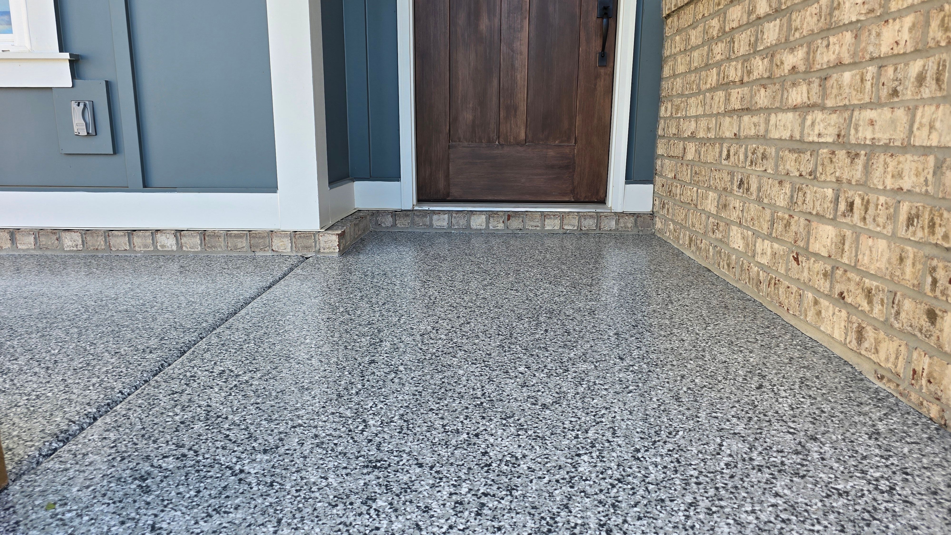 Porch, Patio, & Garage Completed Using Gravel by Elite Floor Solutions