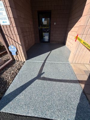 Vintage Cobalt Sidewalk Coating