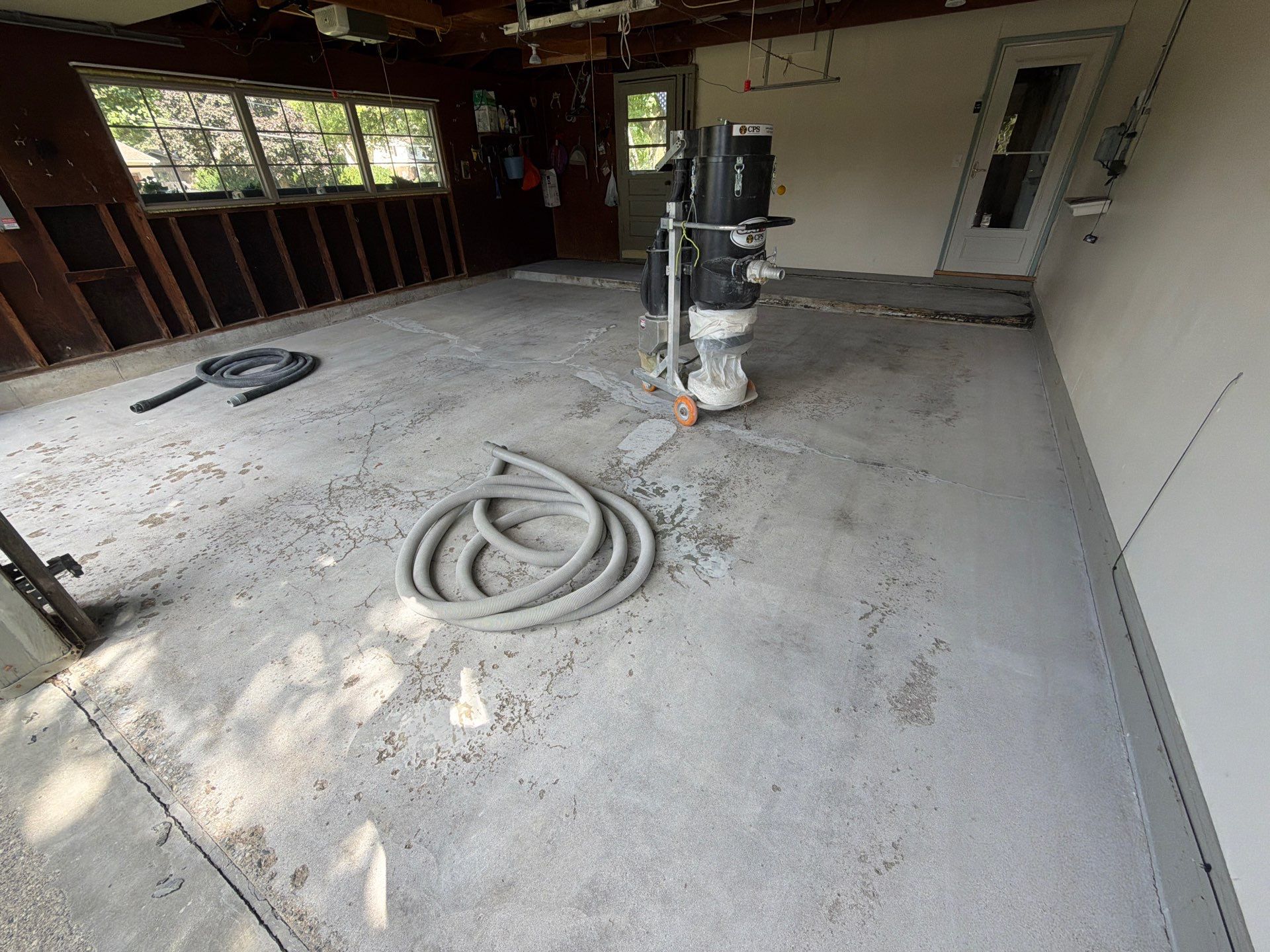 Epoxy Flake Floor installation in Grand Rapids Michigan! by Gordon Painting