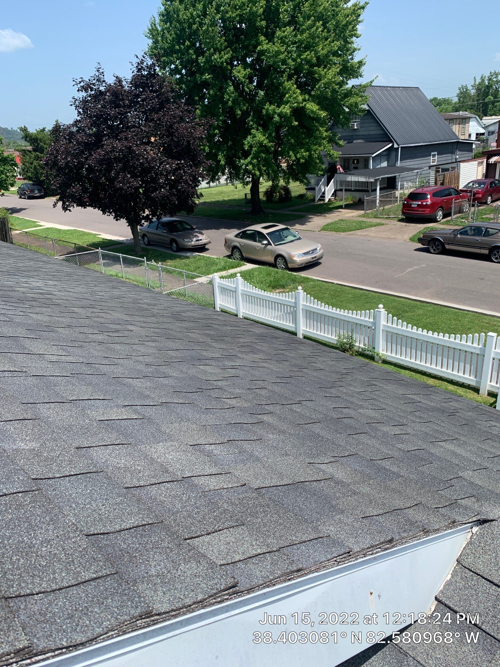 Residential Roofing Installation using Certainteed Landmark Shingles Colonial Slate Color by Secure Construction Company Inc