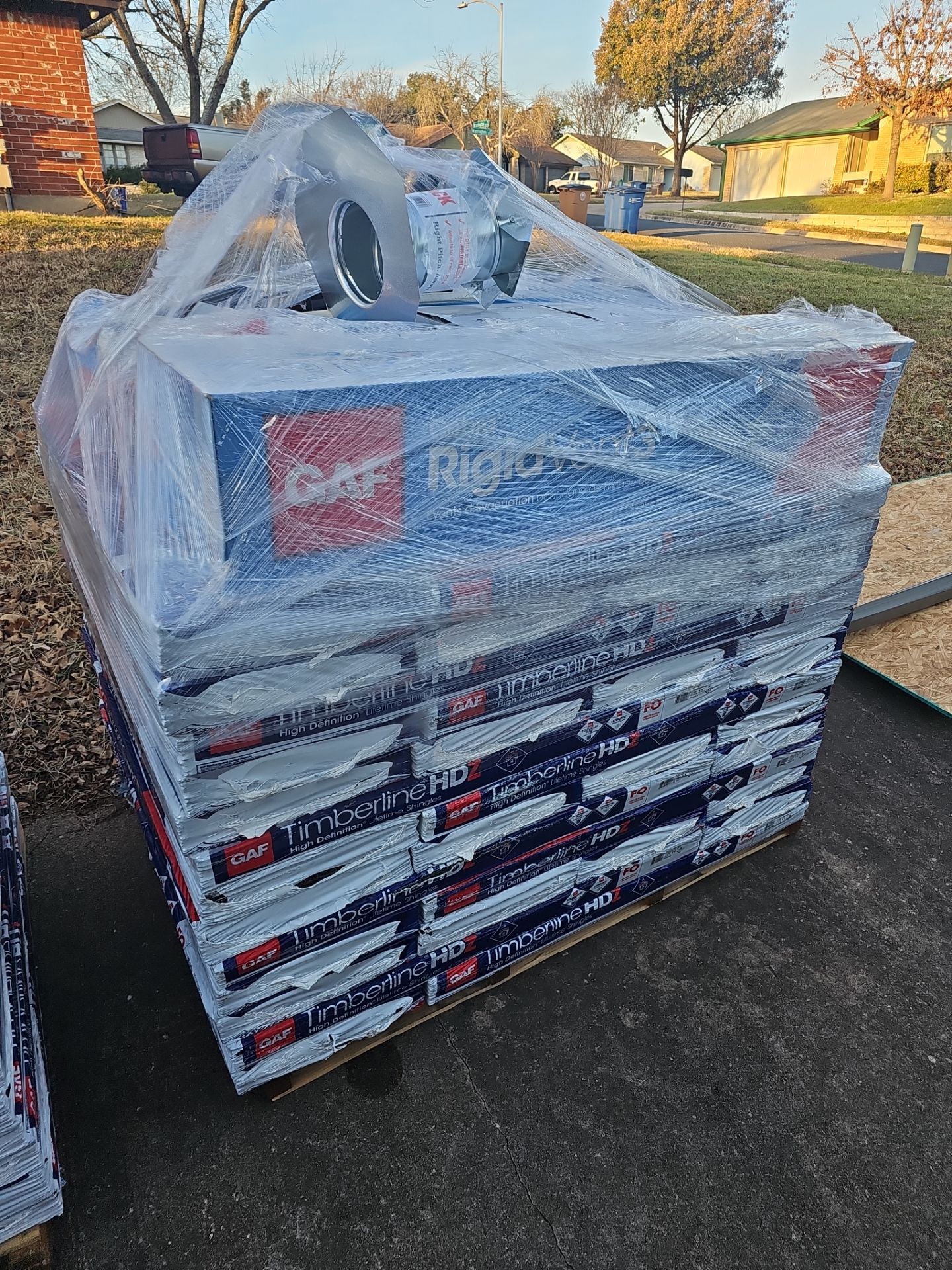 Residential Roofing Installation using GAF Timberline HDZ - Austin TX by Lighthouse Contractors