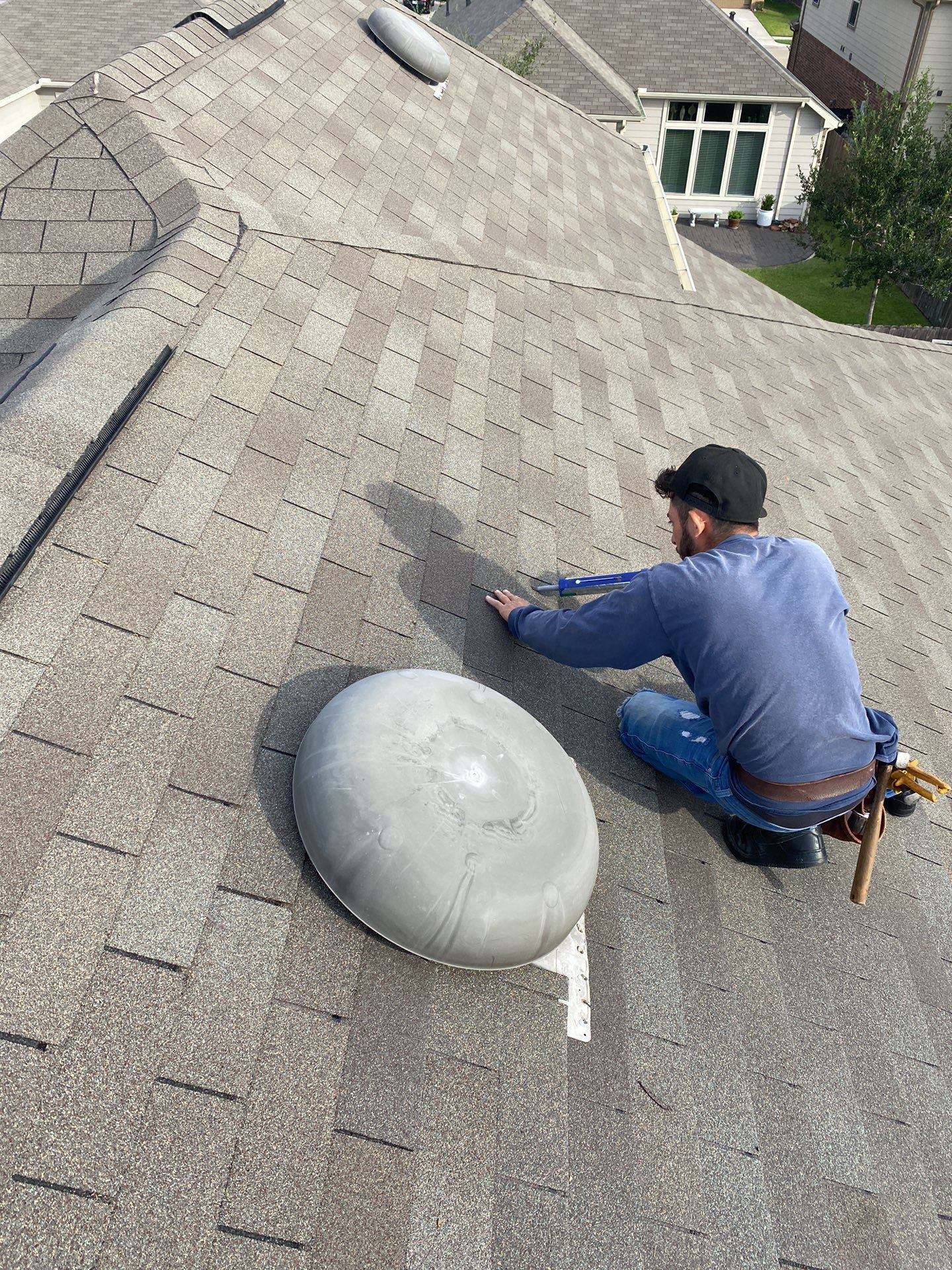 Residential Roofing Repair using Owen's Corning Duration (Lifetime) Shingles by Roof Repair Company