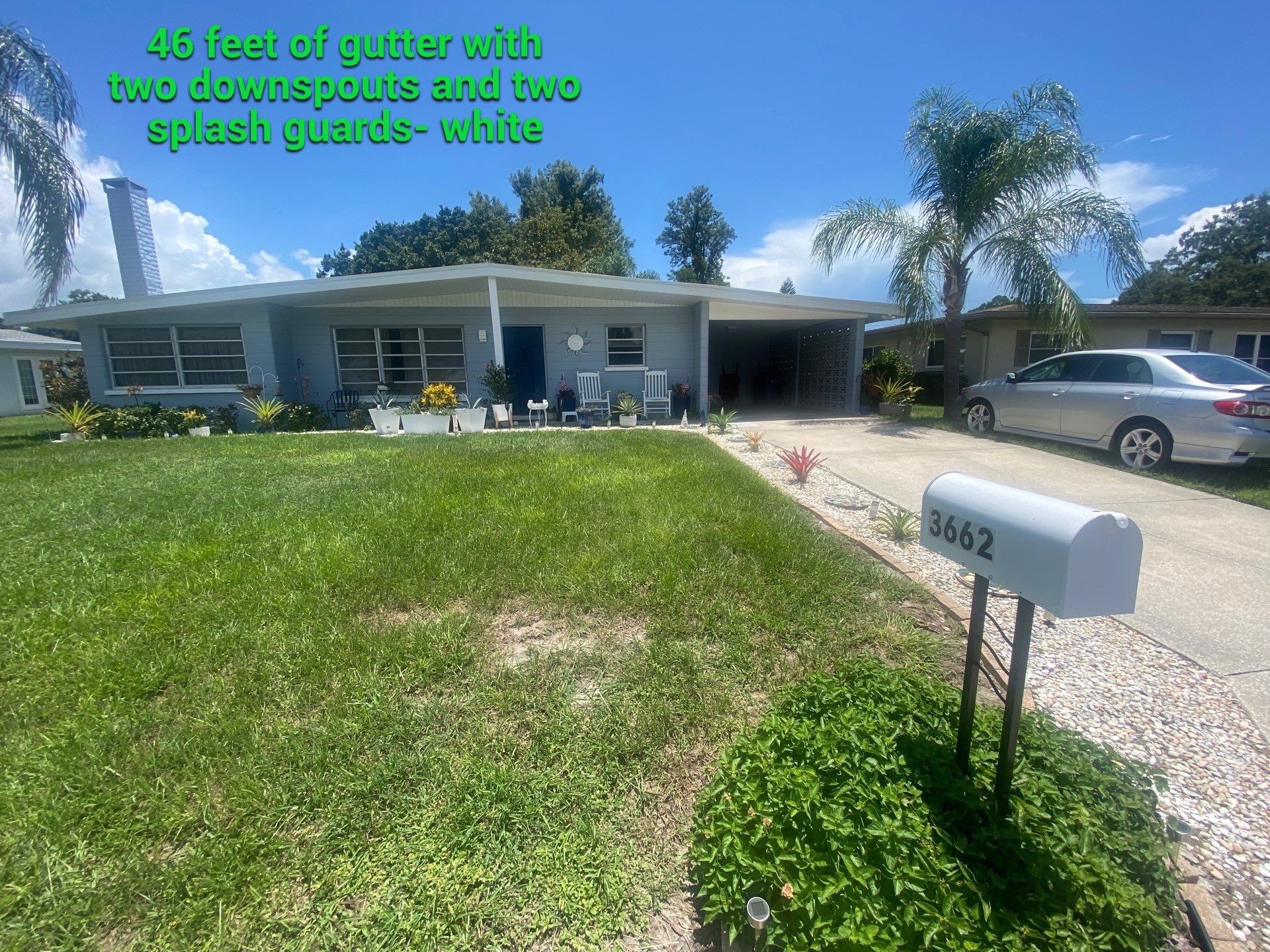 Residential Gutter Upgrade in Sarasota FL by Gutter Professors