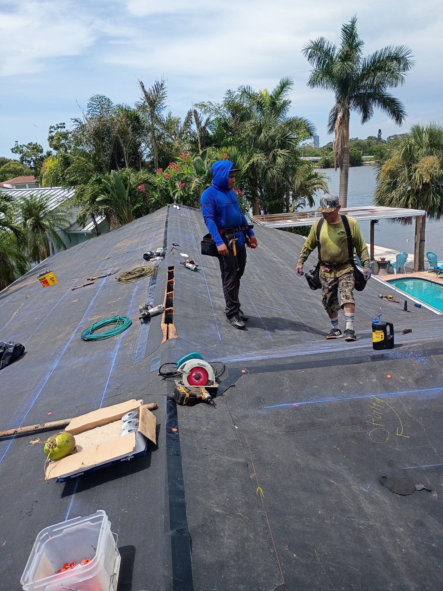Project in St. Petersburg 33703 by Mitchell Roofing Company LLC 
